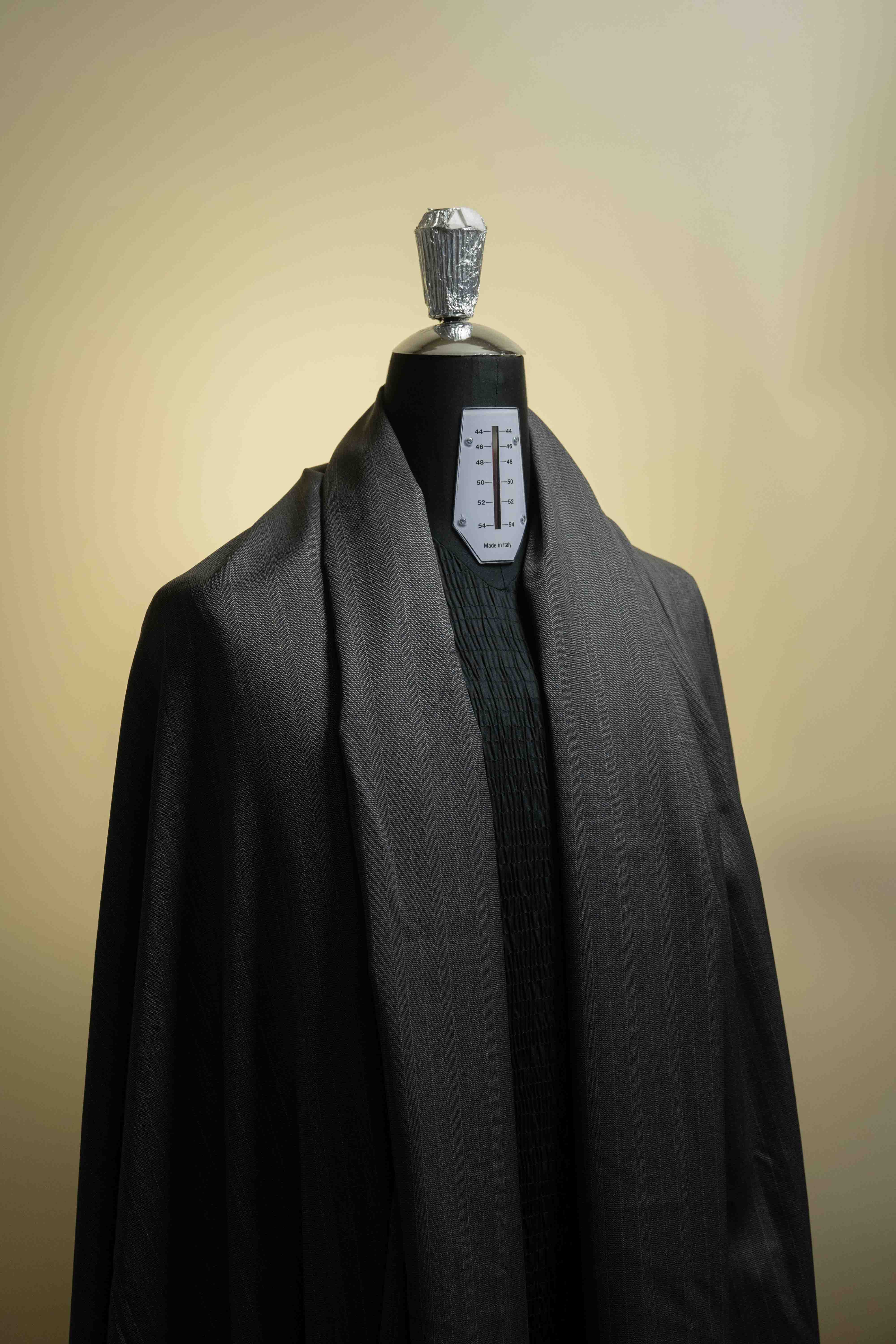 Tessilstrona Charcoal Red Stripe