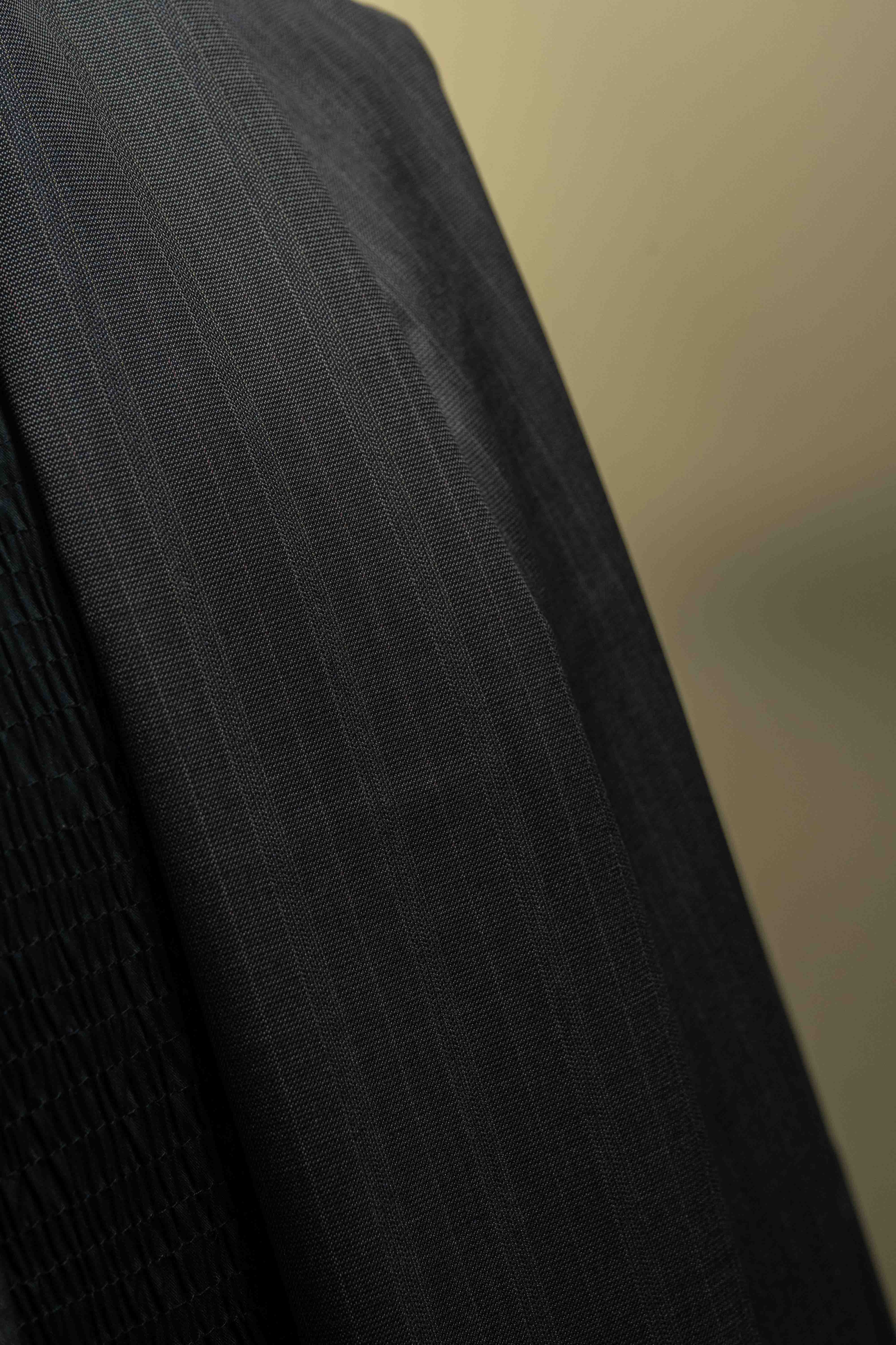 Tessilstrona Charcoal Red Stripe Suit Fabric