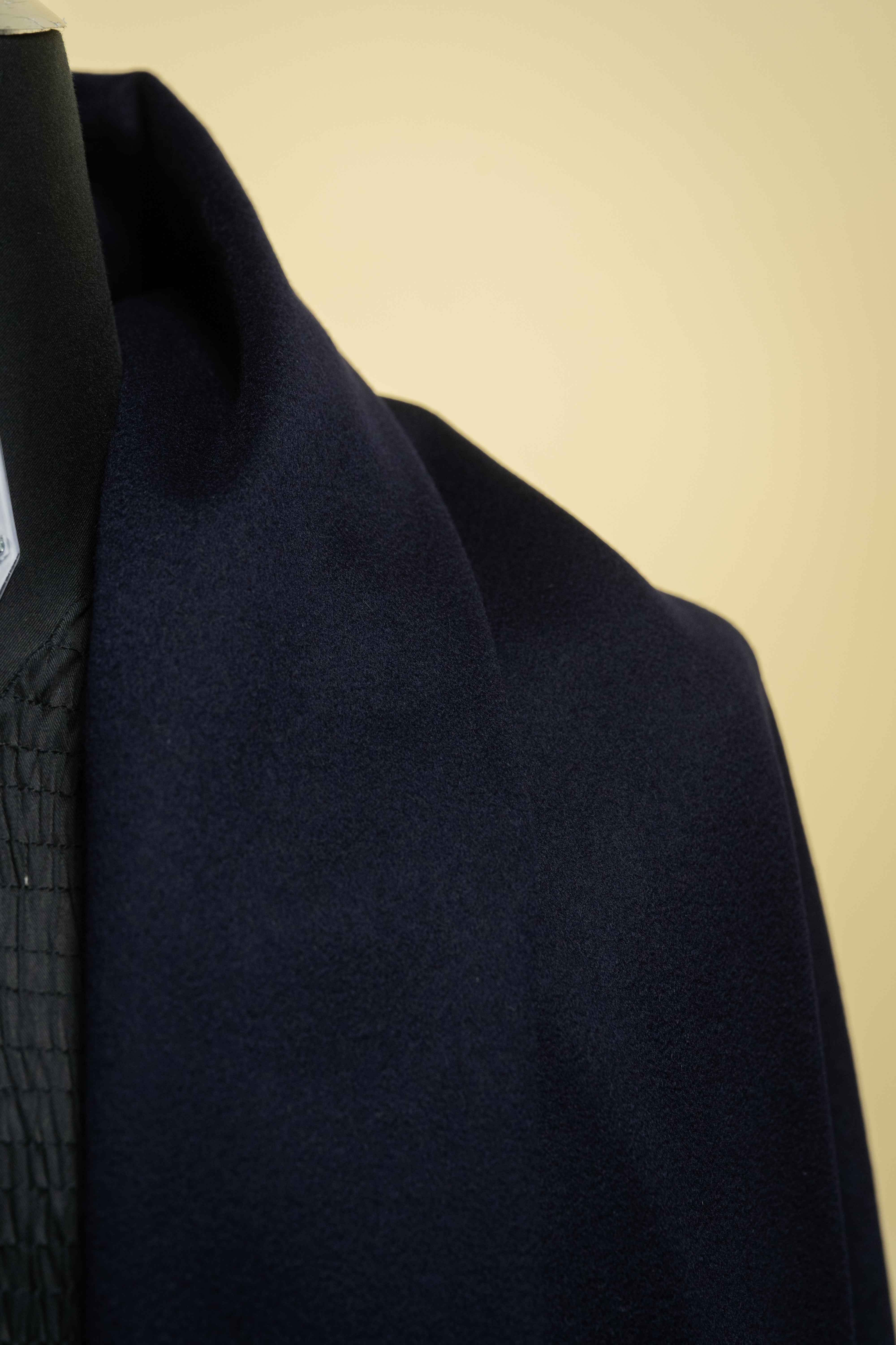 Cashmere Wool Navy Suit Fabric