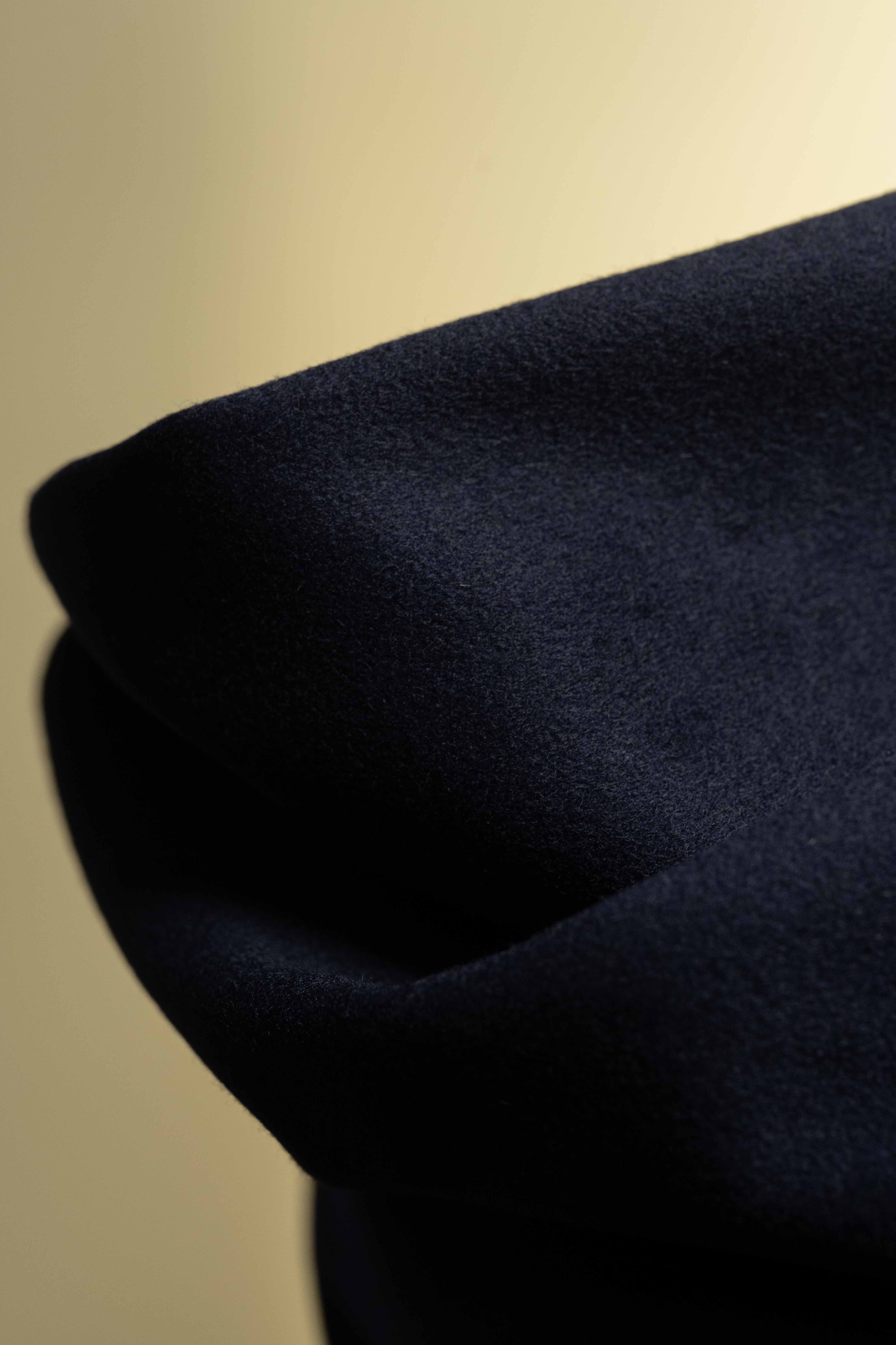 Cashmere Wool Navy Suit Fabric