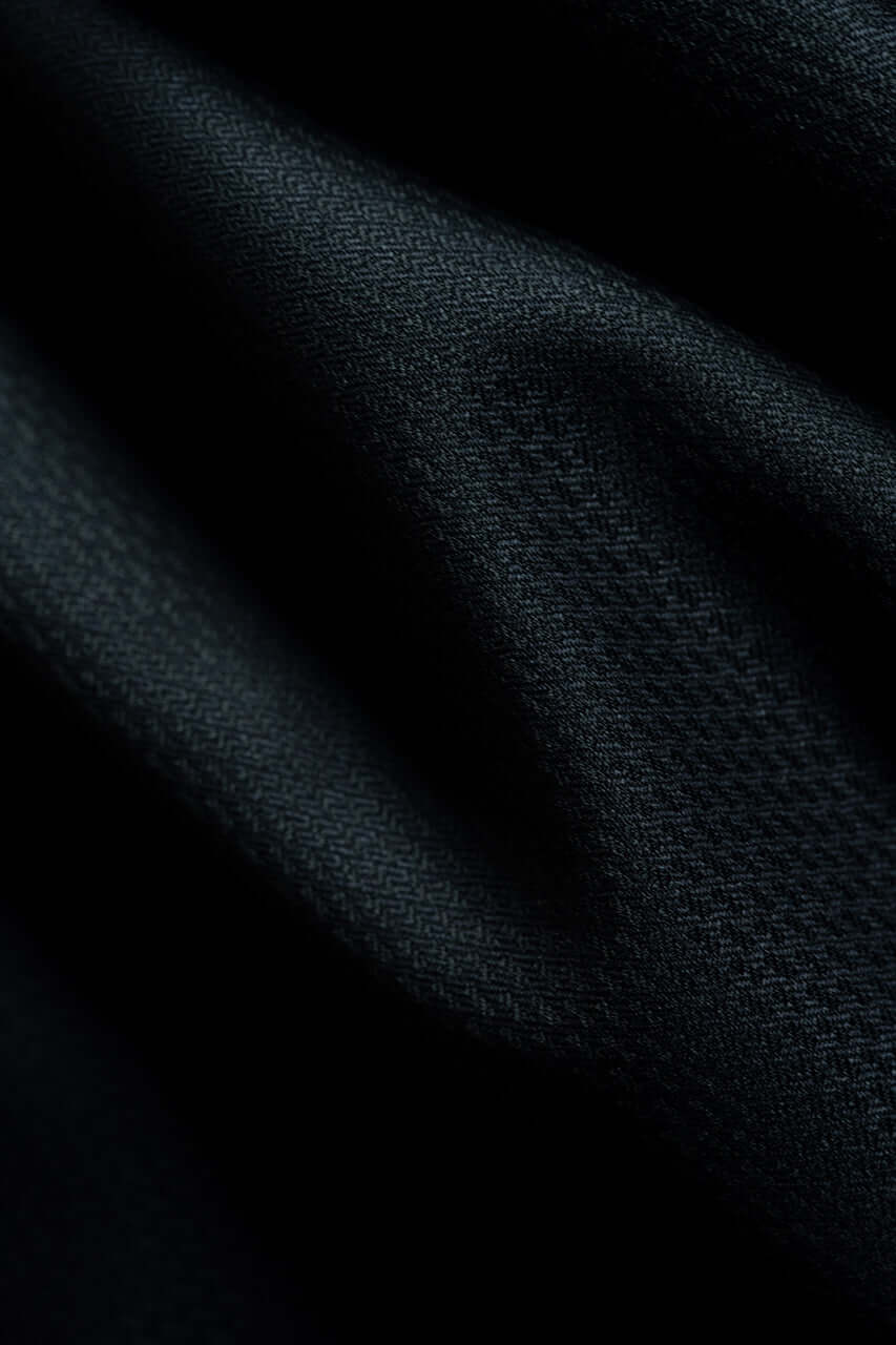Marzoni Midnight Blue Geometry Wool Silk Cashmere Suit Fabric (V23333) -3m - Yoo's Club