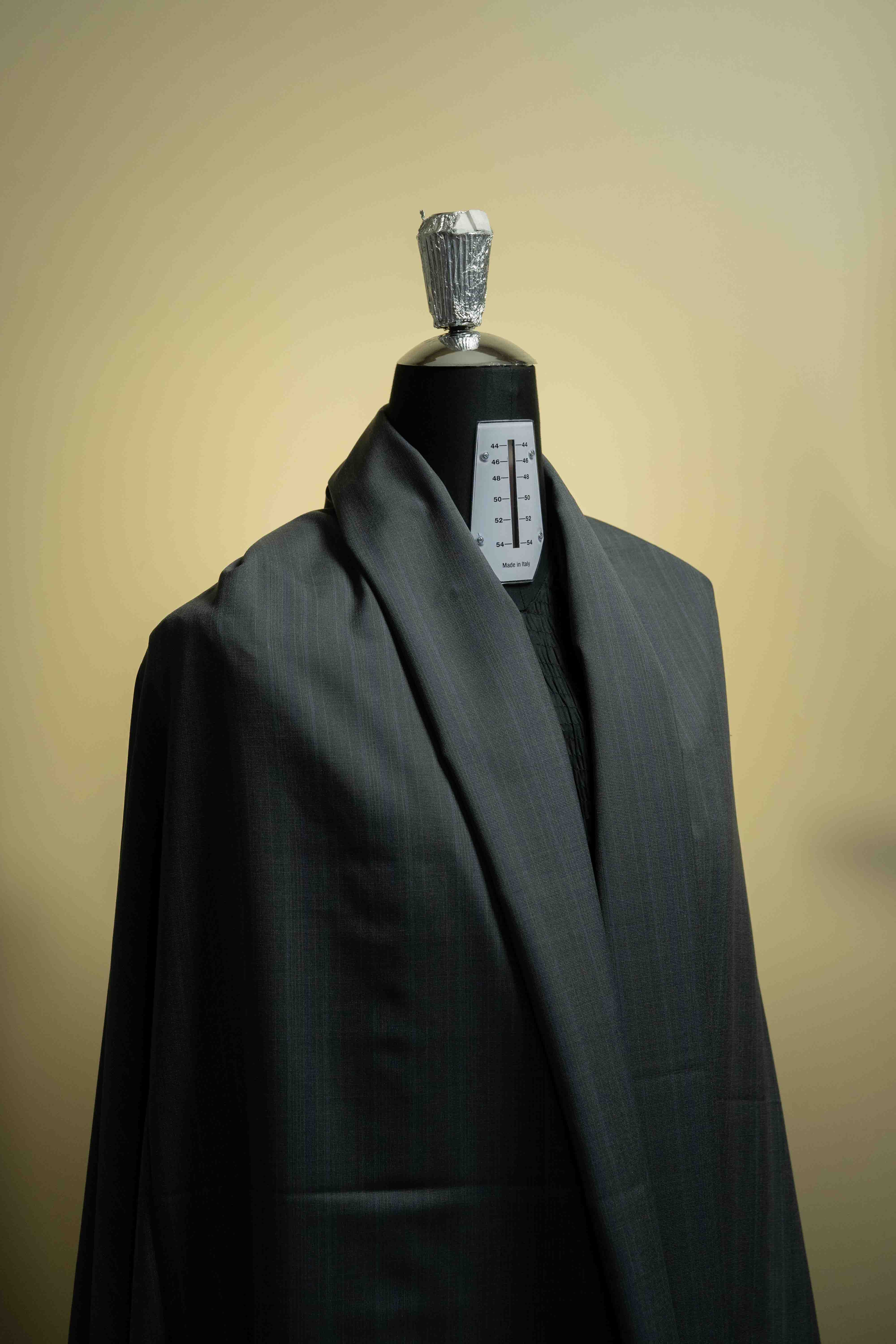 Fancy Stripe 120's Wool & Silk Suit Fabric