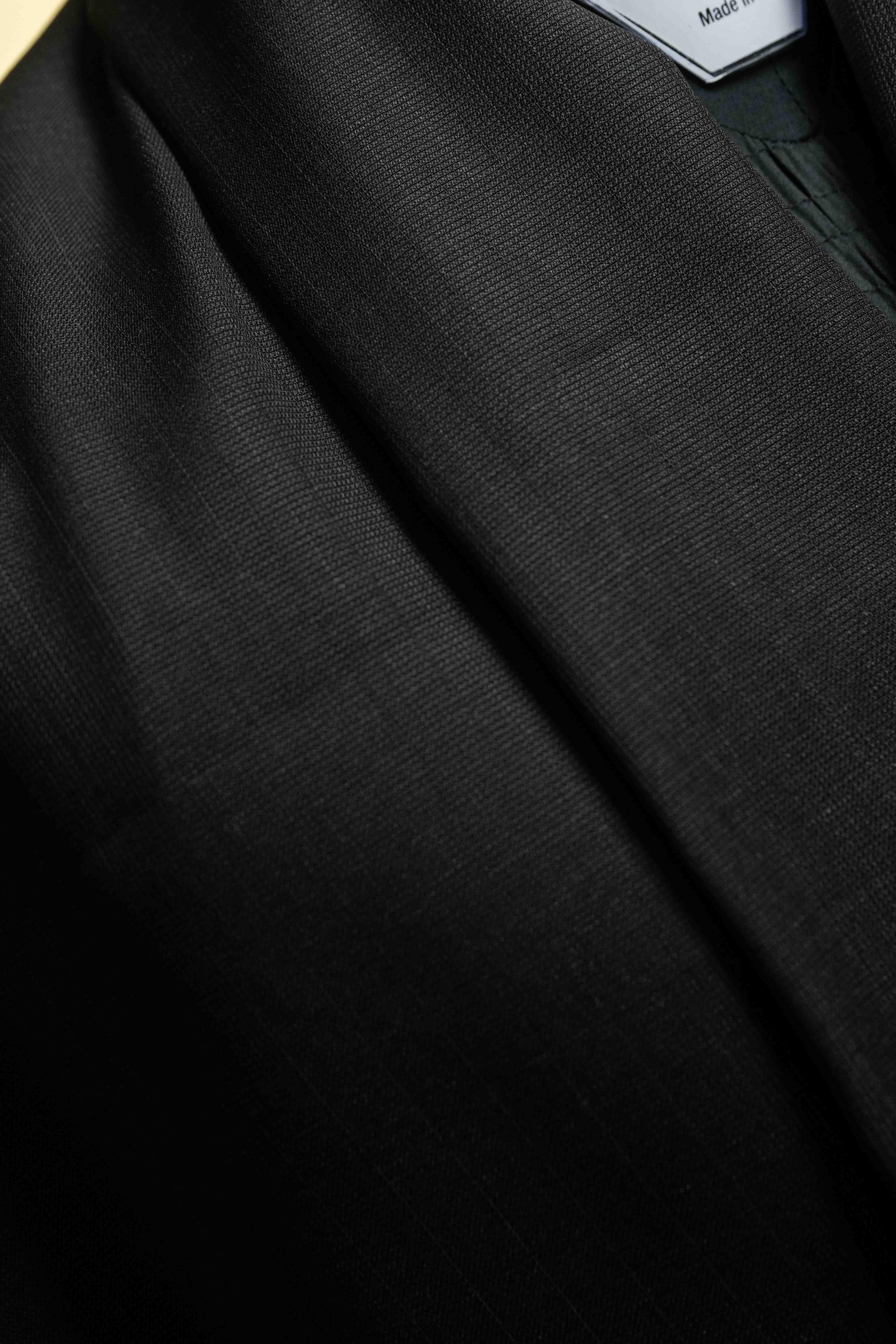 Charcoal Stripe Wool Suit Fabric (V23452) -3m