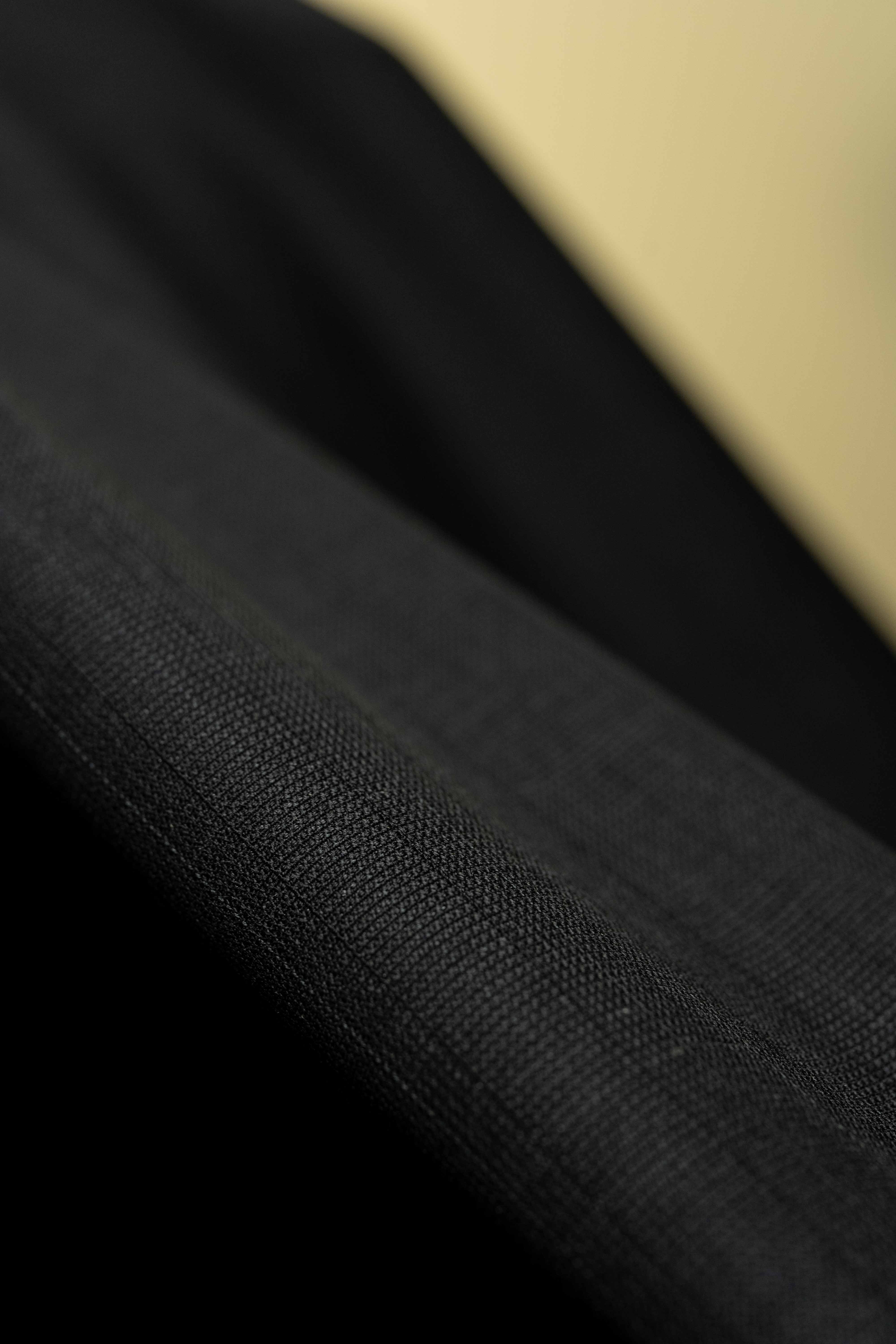 Charcoal Stripe Wool Suit Fabric