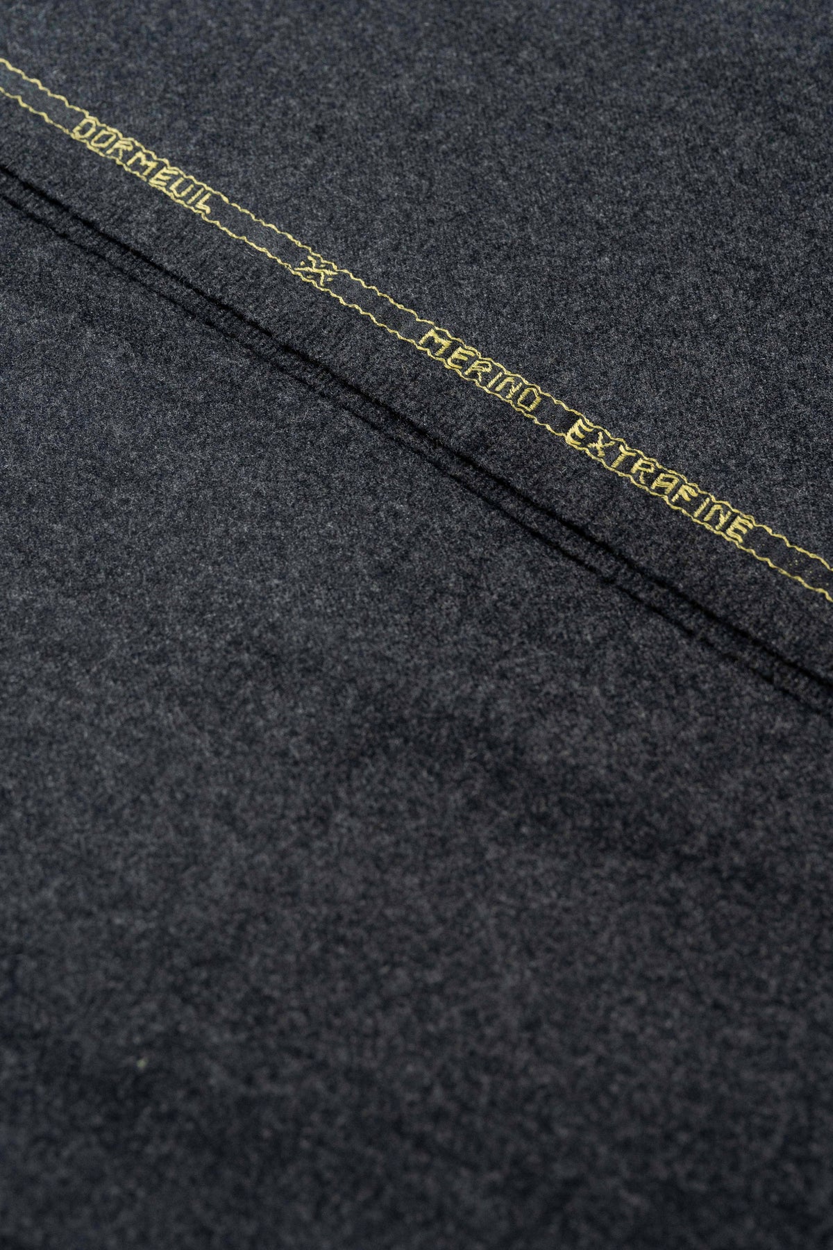 Dormeuil Dark Charcoal Merino Extrafine Flannel Suiting  GC39157 - Yoo's Club