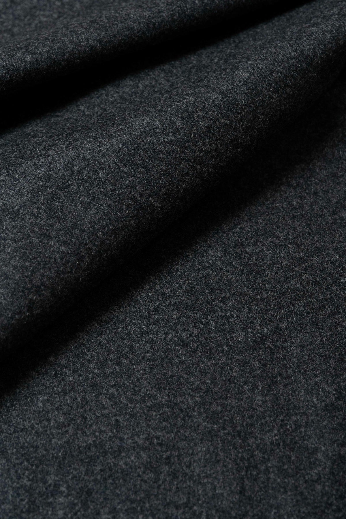 Dormeuil Dark Charcoal Merino Extrafine Flannel Suiting  GC39157 - Yoo's Club