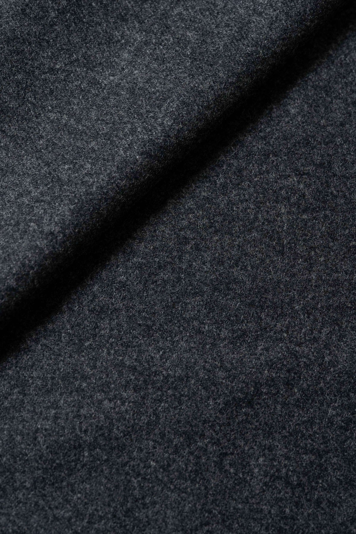 Dormeuil Dark Charcoal Merino Extrafine Flannel Suiting  GC39157 - Yoo's Club