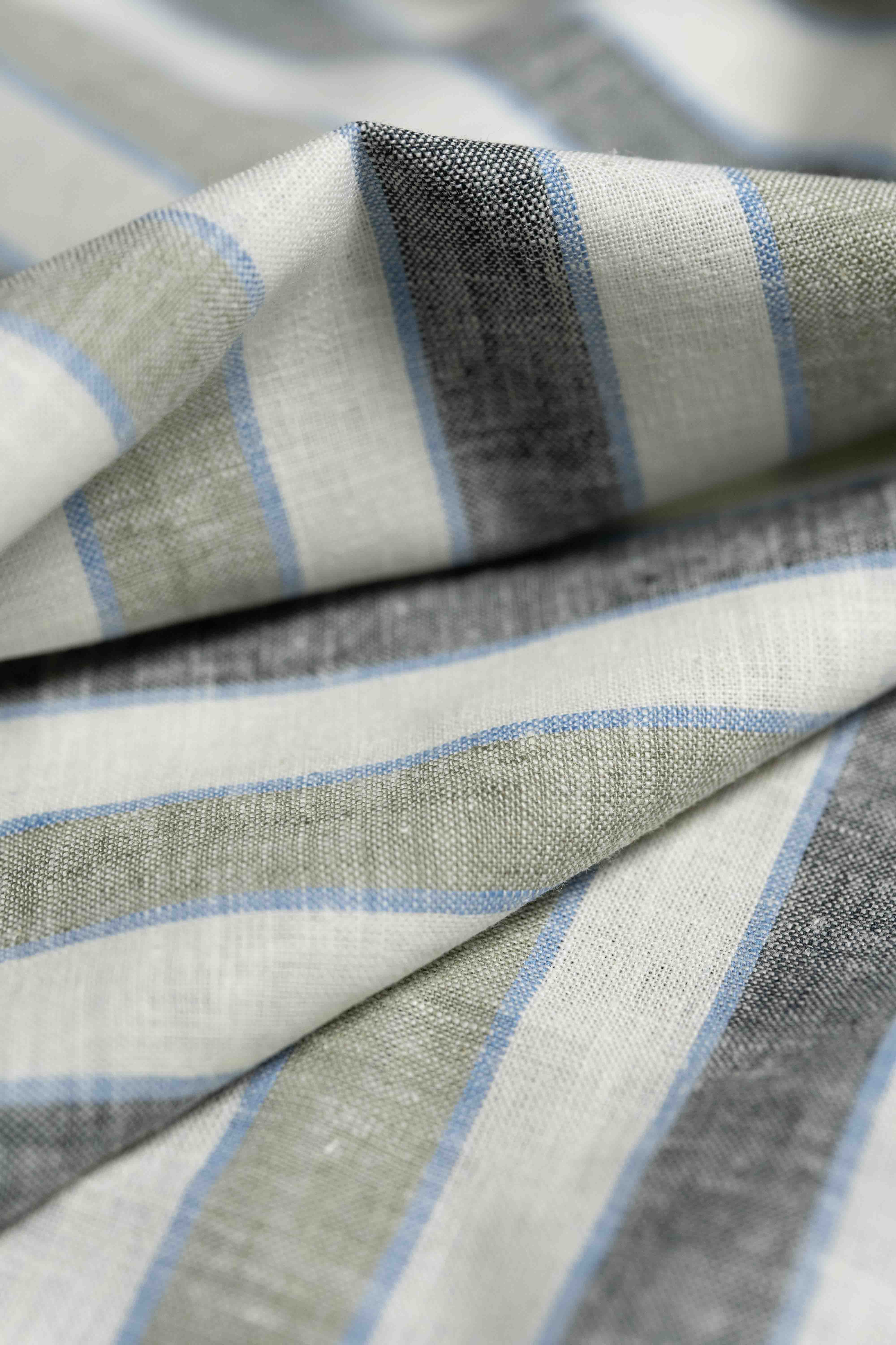 Fancy Stripe Linen Shirt Fabric