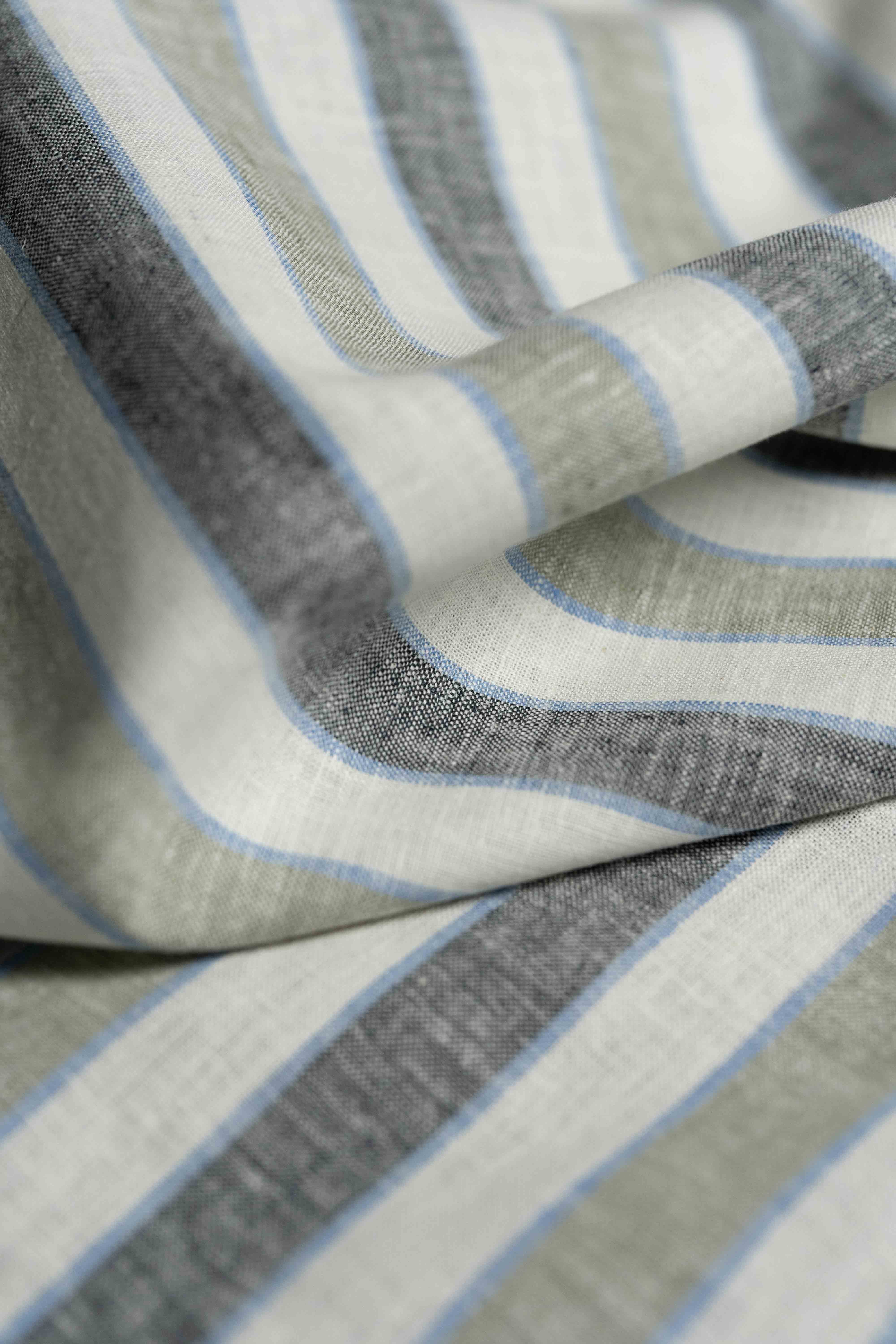Fancy Stripe Linen Shirt Fabric
