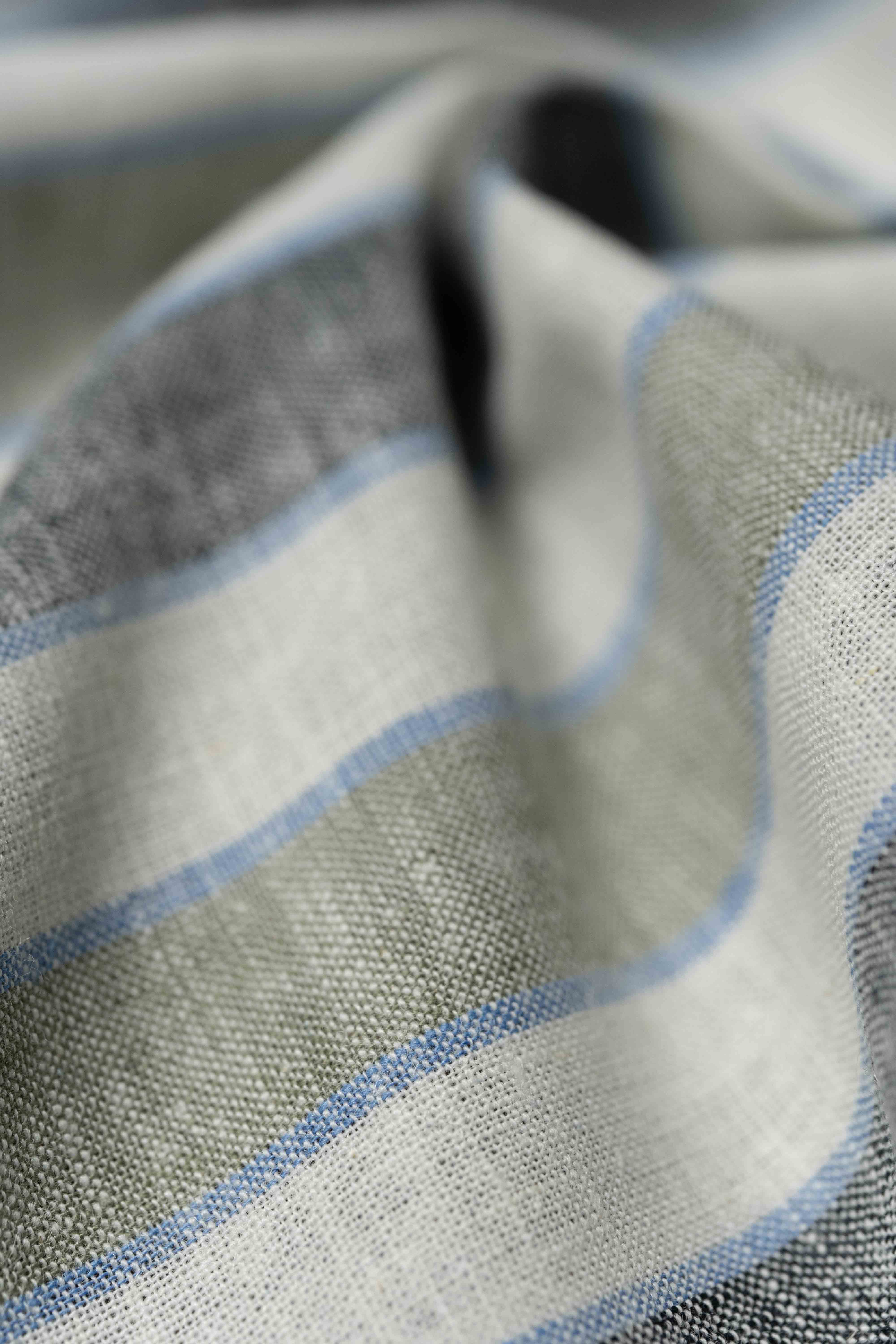 Fancy Stripe Linen Shirt Fabric
