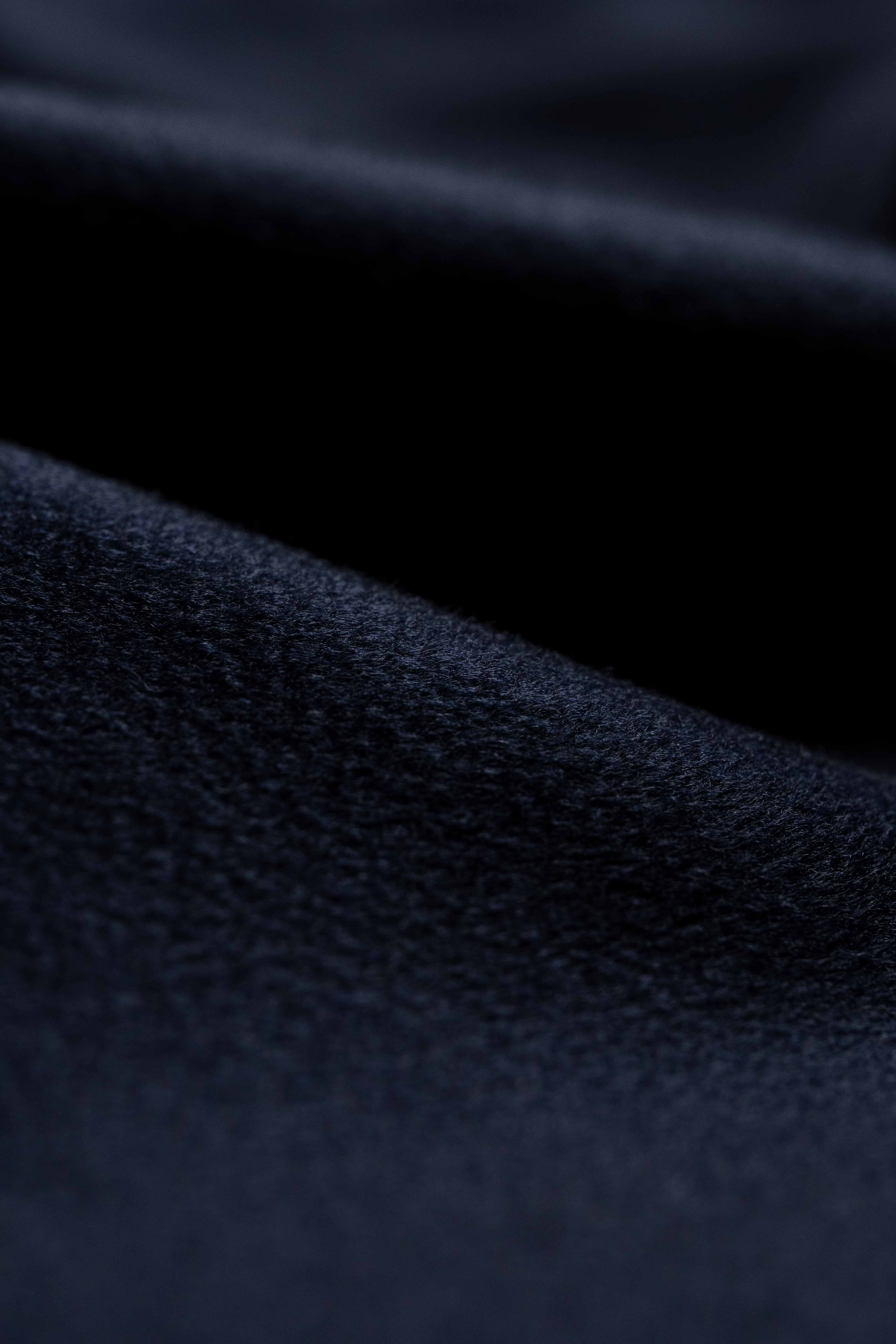 Colombo Navy Pure Cashmere Coat Fabric (CS-001) -3.3m - Yoo's Club