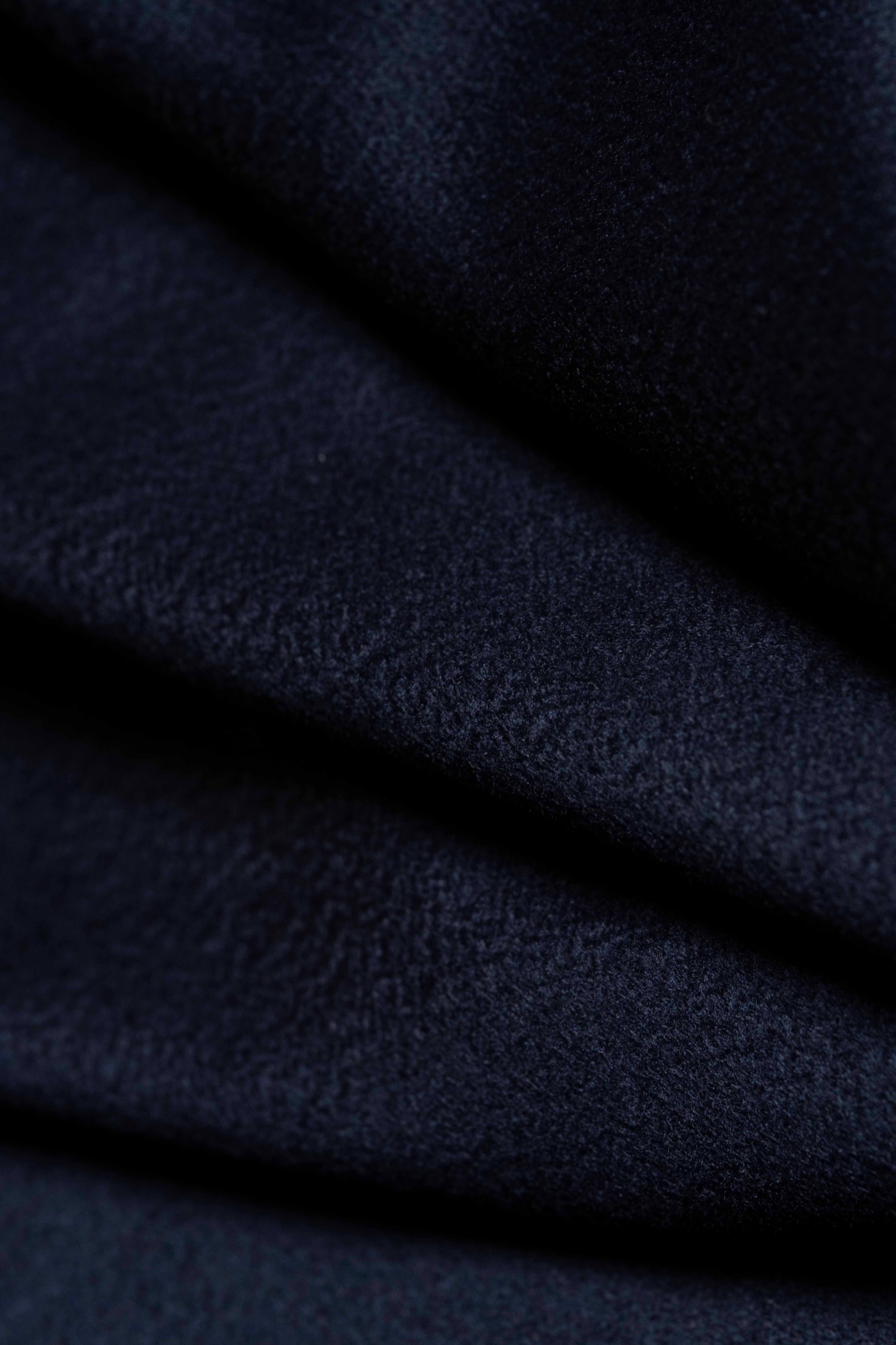 Colombo Navy Pure Cashmere Coat Fabric (CS-001) -3.3m - Yoo's Club