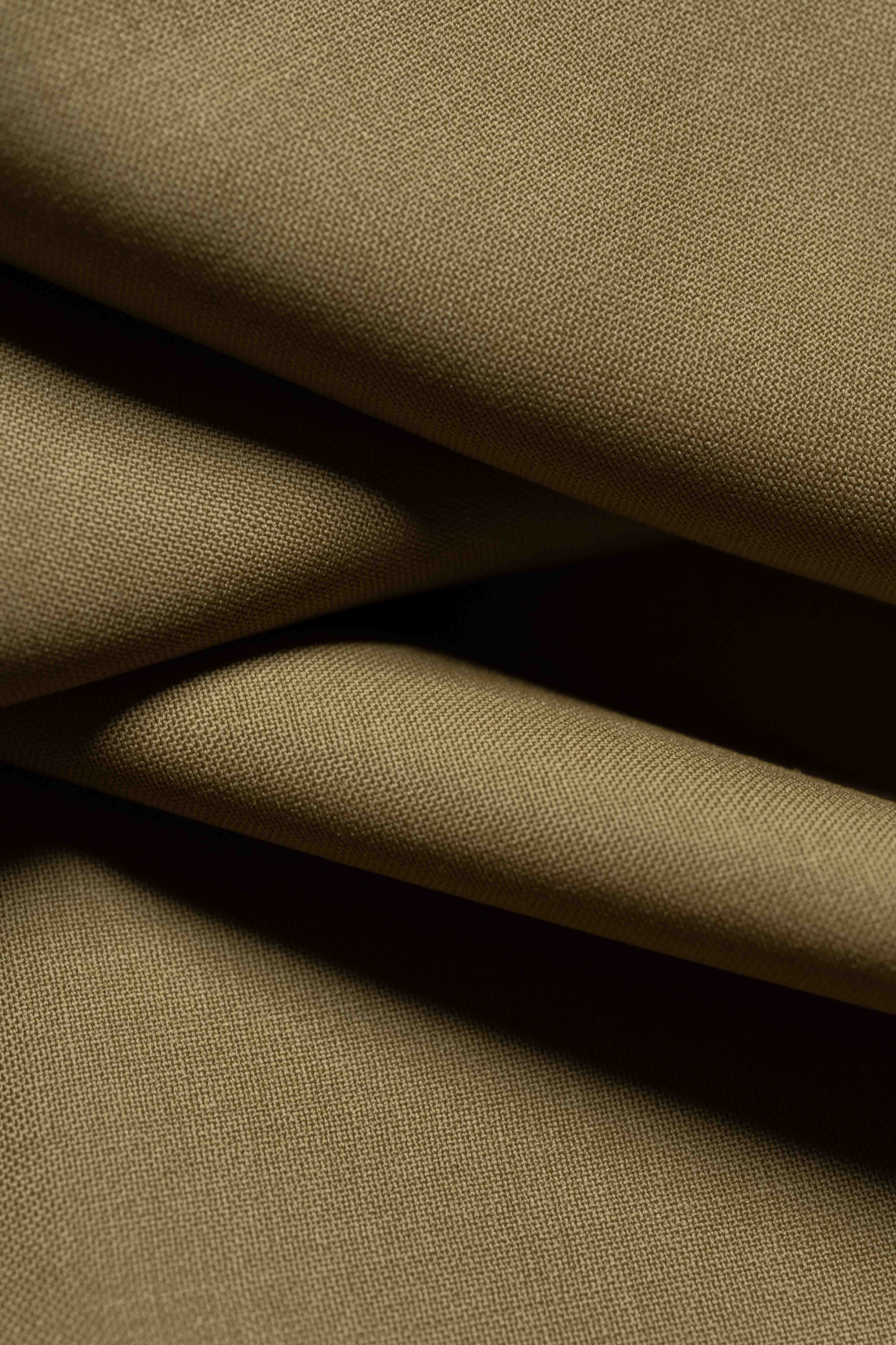 Dugdale Khaki High Twisted Wool  (CS-005) -2m - Yoo's Club