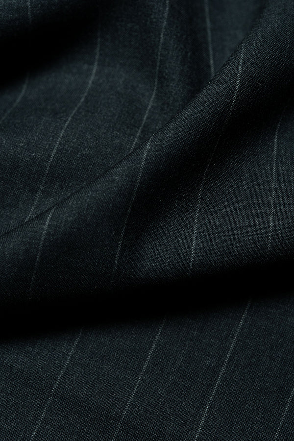 Wool Cashmere Stripe Suiting from William Halstead (V23463)-3.2m