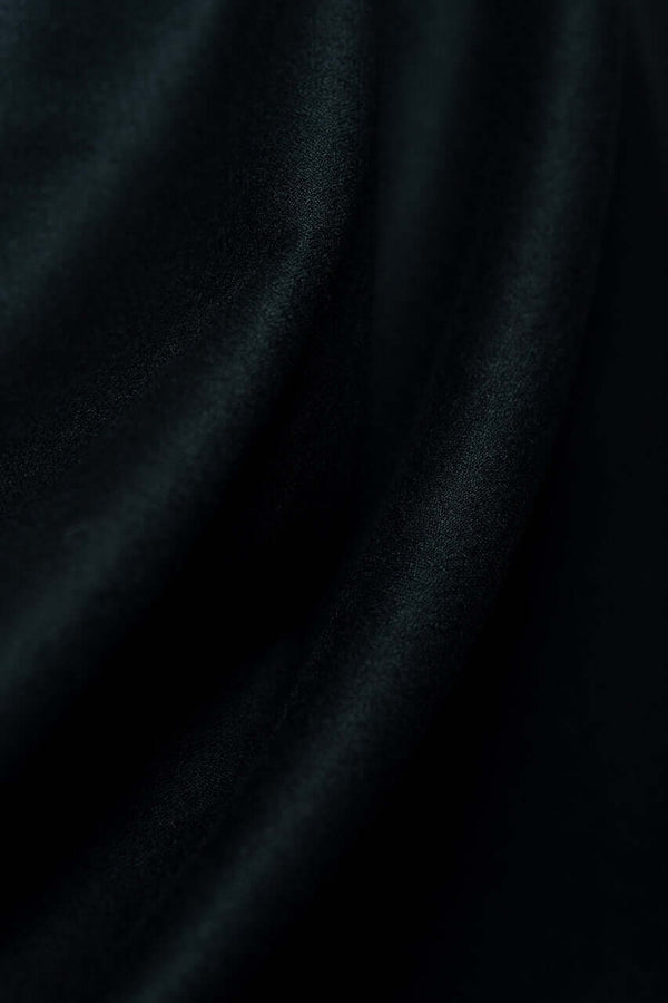 Black Wool Trousers Fabric (V23037) -2m