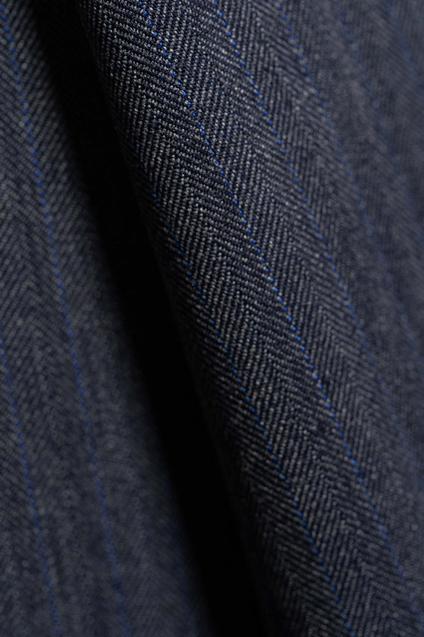 Herringbone Tasmanian Super 110's Cashmere Mink Suit Fabric (V23037) -3.1m - Yoo's Club