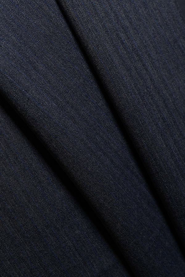 Herringbone Tasmanian Super 110's Cashmere Mink Suit Fabric (V23037) -3.1m