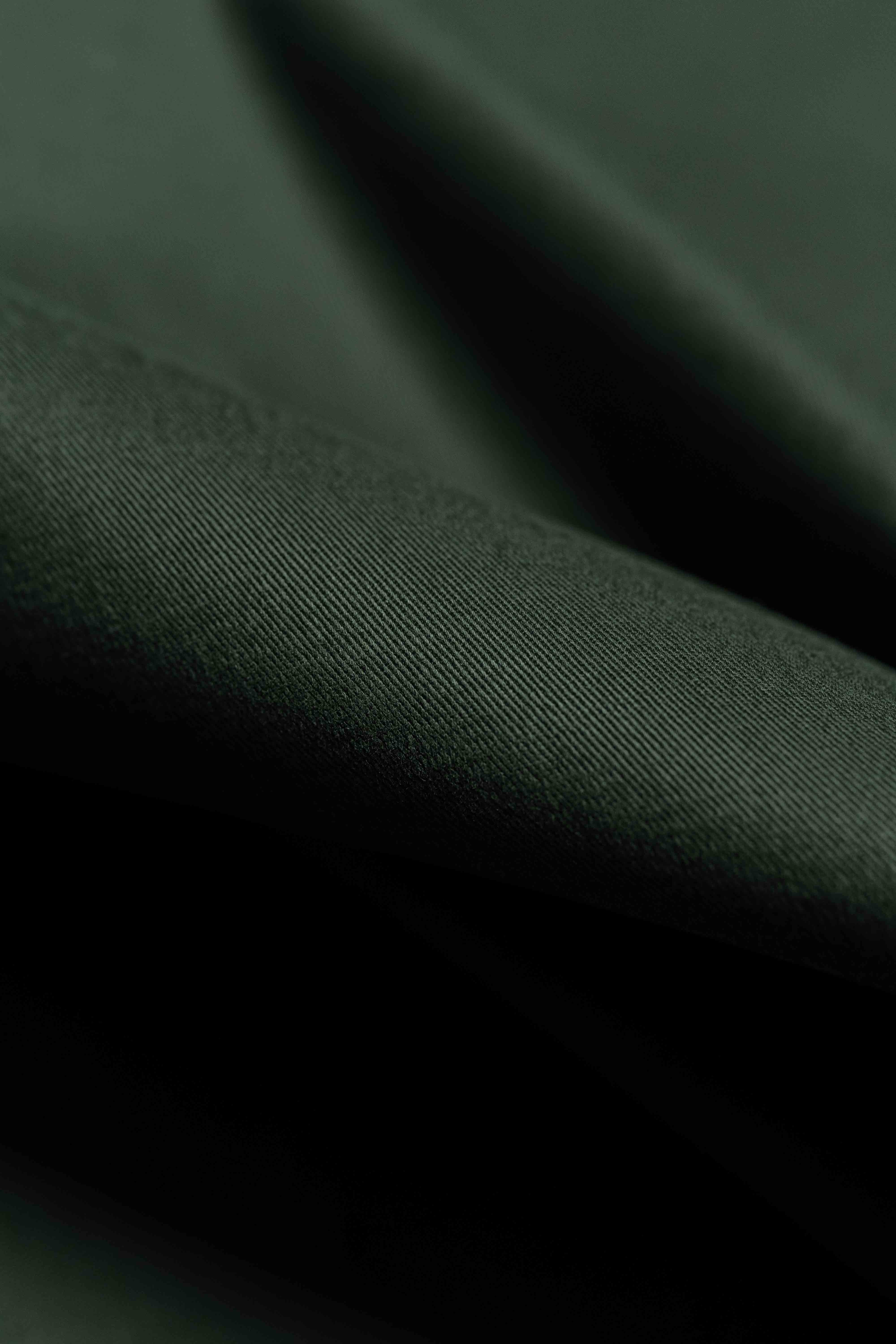 Ariston Green Cotton Trousers Fabric (C154-14)-2.1m - Yoo's Club