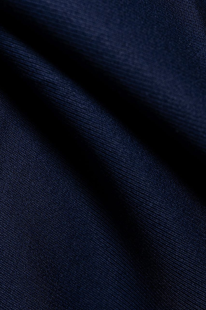 France Navy Cavalry Twill Wool Fabric (V23447)- 1.3m