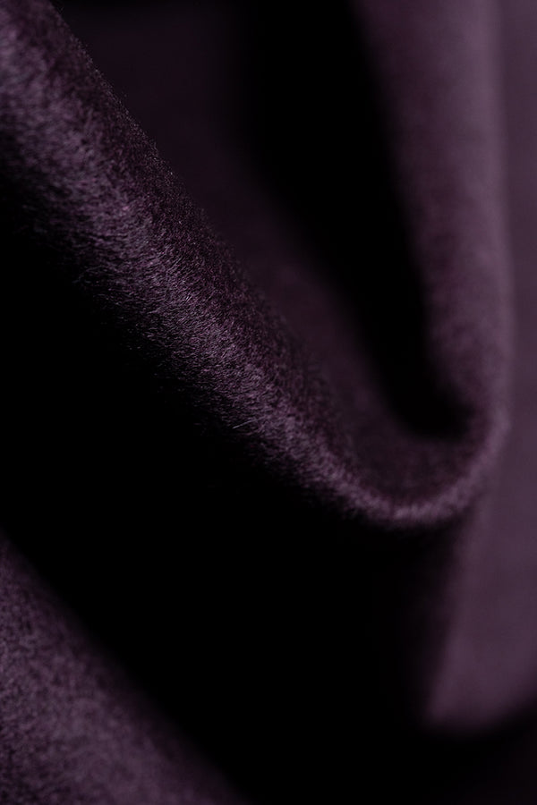 Burgundy Cashmere & Silk Fabric (V23660)-2m