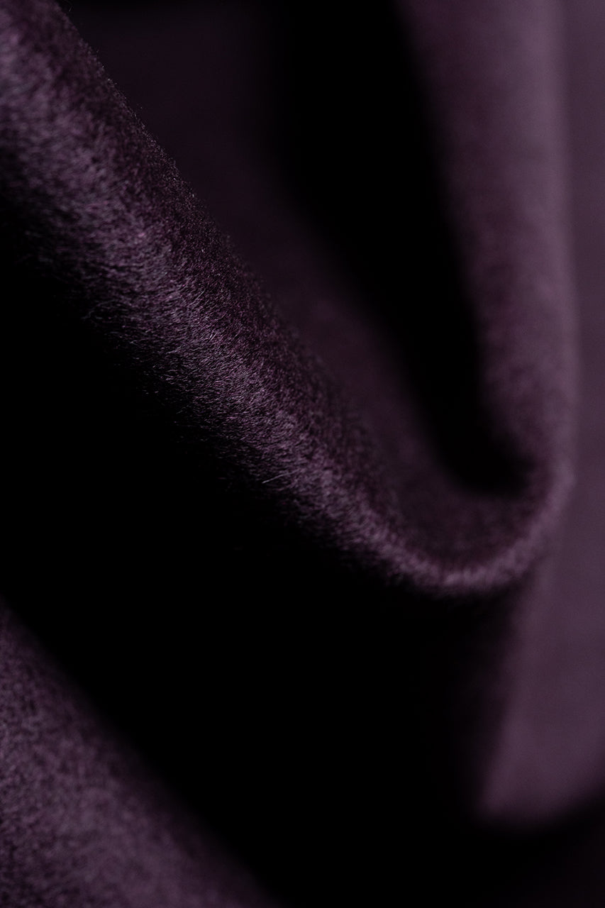 Burgundy Cashmere & Silk Fabric (V23660)-2m