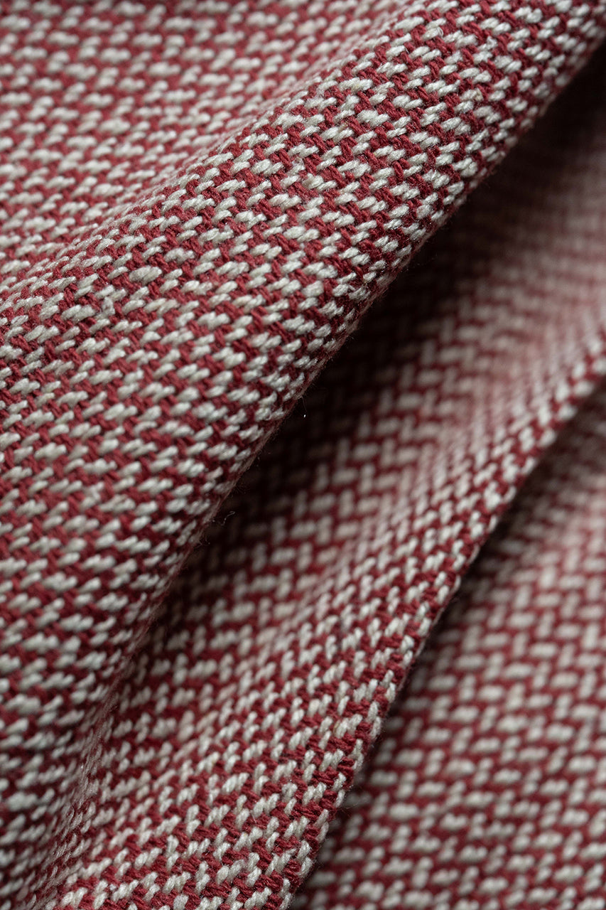Marling & Evans Red Wool Linen Jacket Fabric (V23654)-1.9m