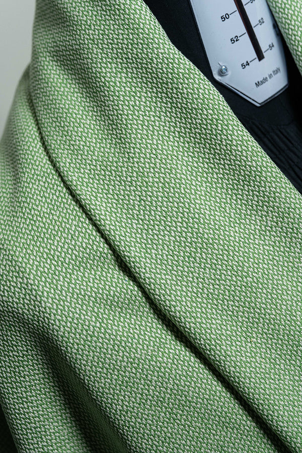 Marling & Evans Green Wool Linen Jacket Fabric (V23652B)-2.4m