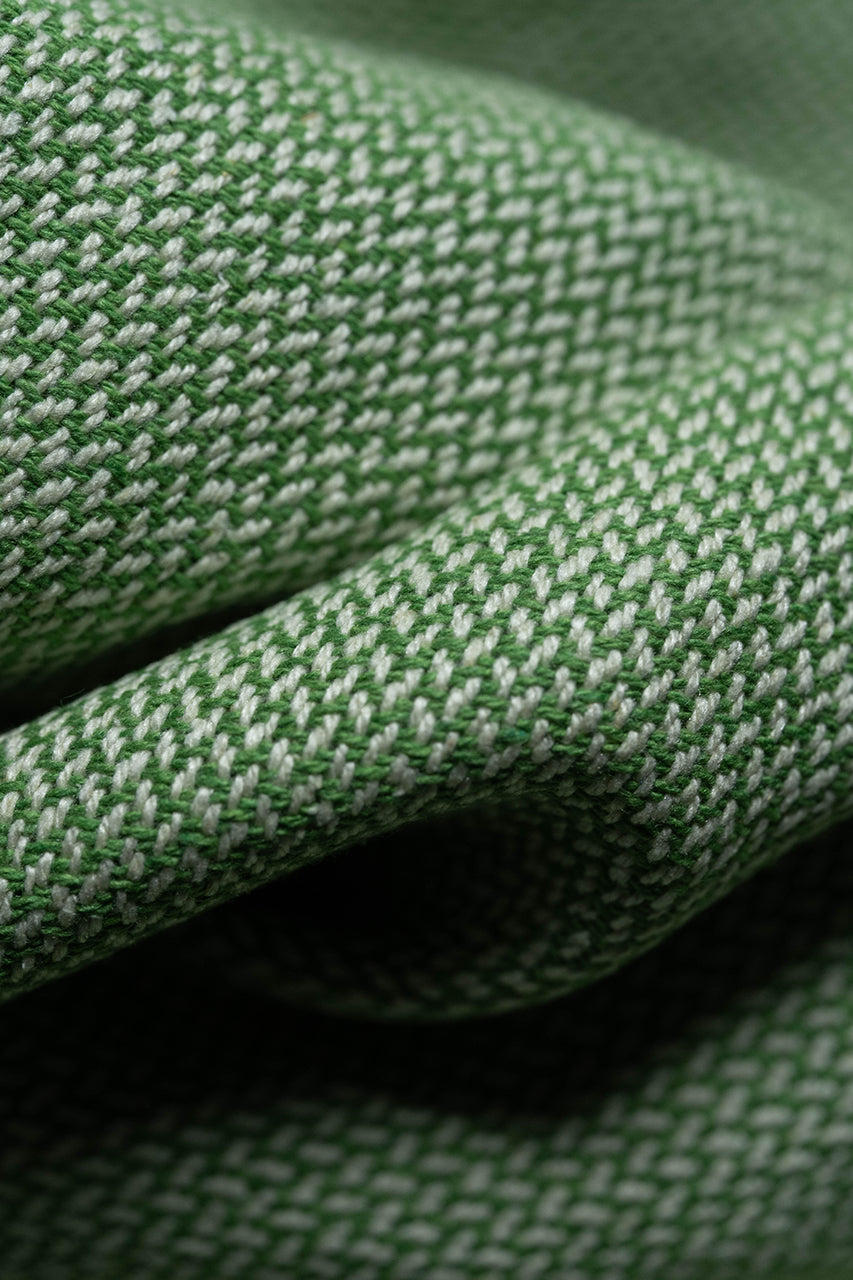 Marling & Evans Green Wool Linen Jacket Fabric (V23652B)-2.4m - Yoo's Club