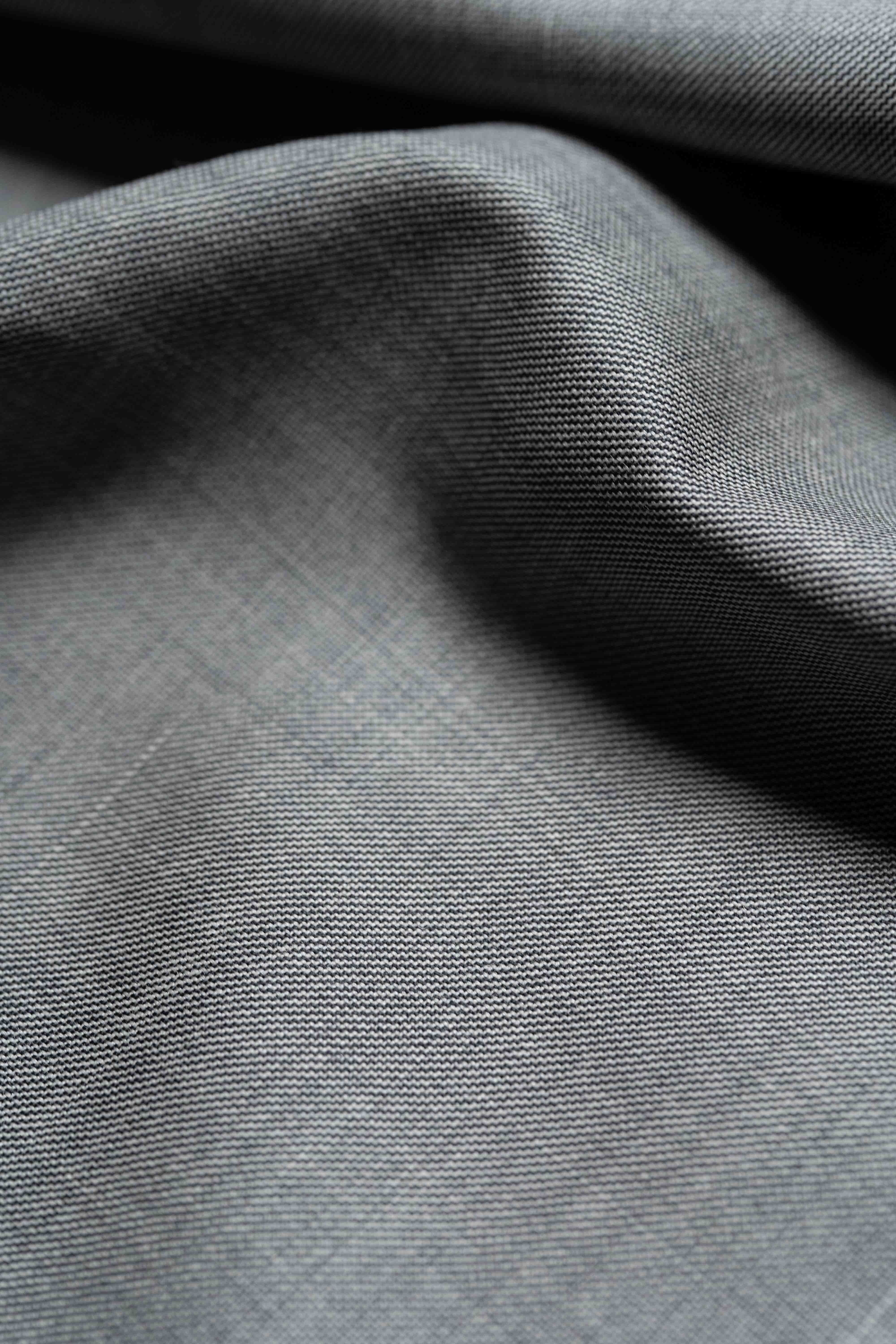 VBC Grey Super 110's Wool Suit Fabric (223740)-2.8m - Yoo's Club