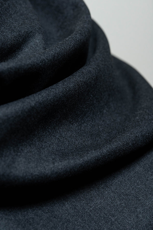 Dark Grey Wool Suit Fabric (V23655)- 3m
