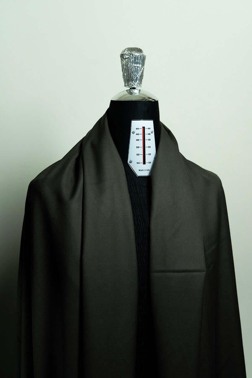 British Dark Green Super 100's Wool Suit Fabric (V23108)- 2m - Yoo's Club