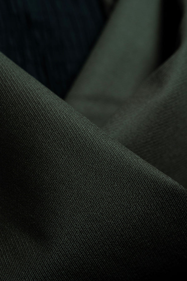 British Dark Green Super 100's Wool Suit Fabric (V23108)- 2m