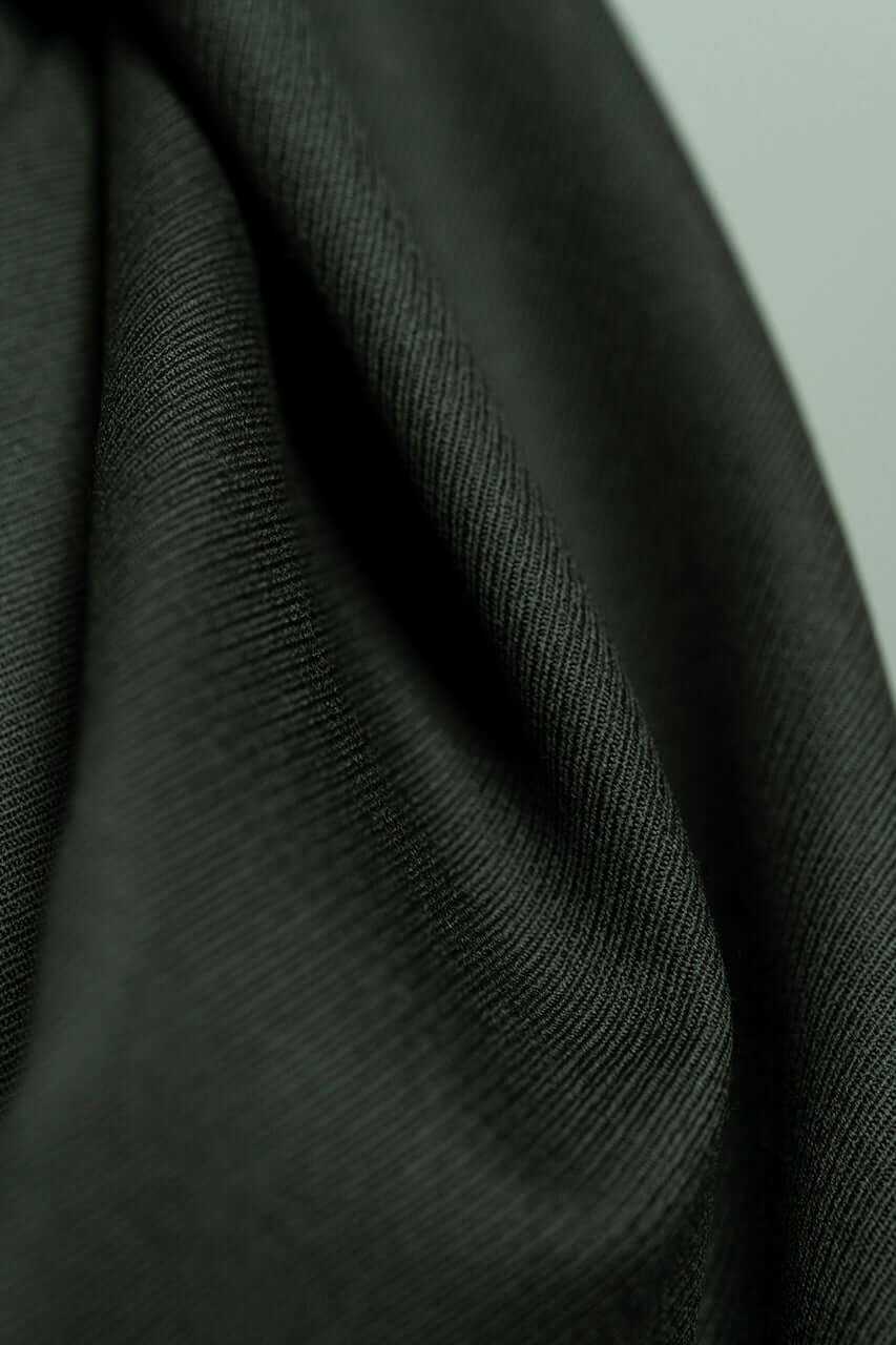 British Dark Green Super 100's Wool Suit Fabric (V23108)- 2m