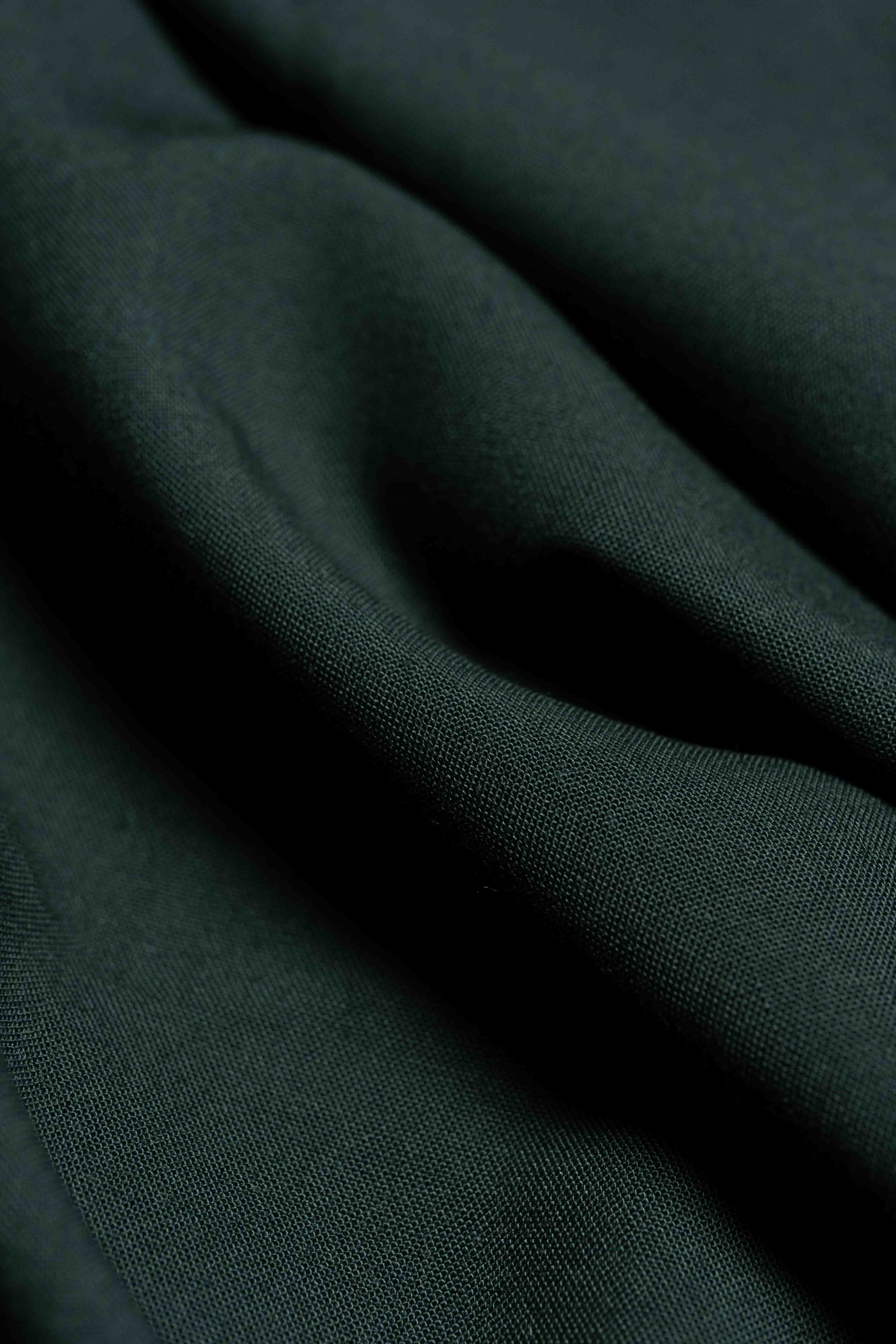 Green Plain Wool Suiting (V23639)-3.7m - Yoo's Club