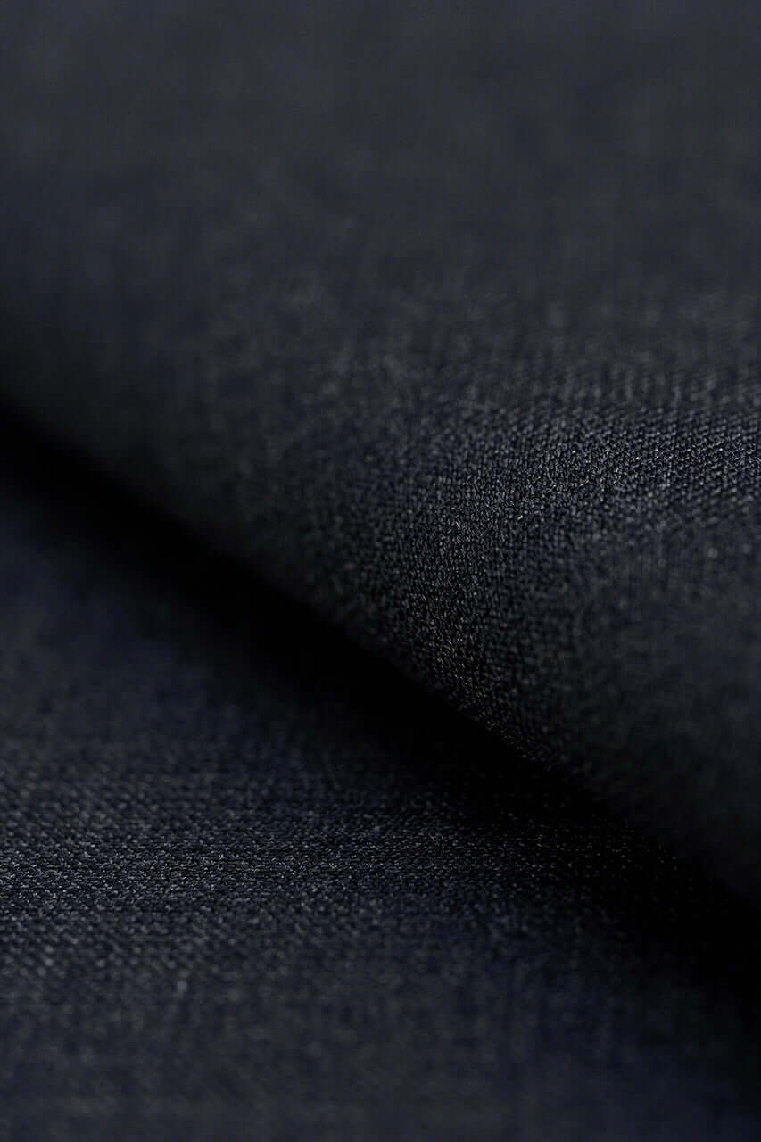 Charcoal Wool Silk Lycra Suiting produced by Loro Piana (GC39452) - Yoo's Club