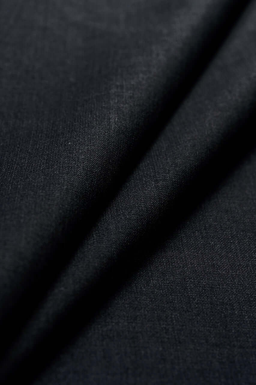 Charcoal Wool Silk Lycra Suiting produced by Loro Piana (GC39452) - Yoo's Club