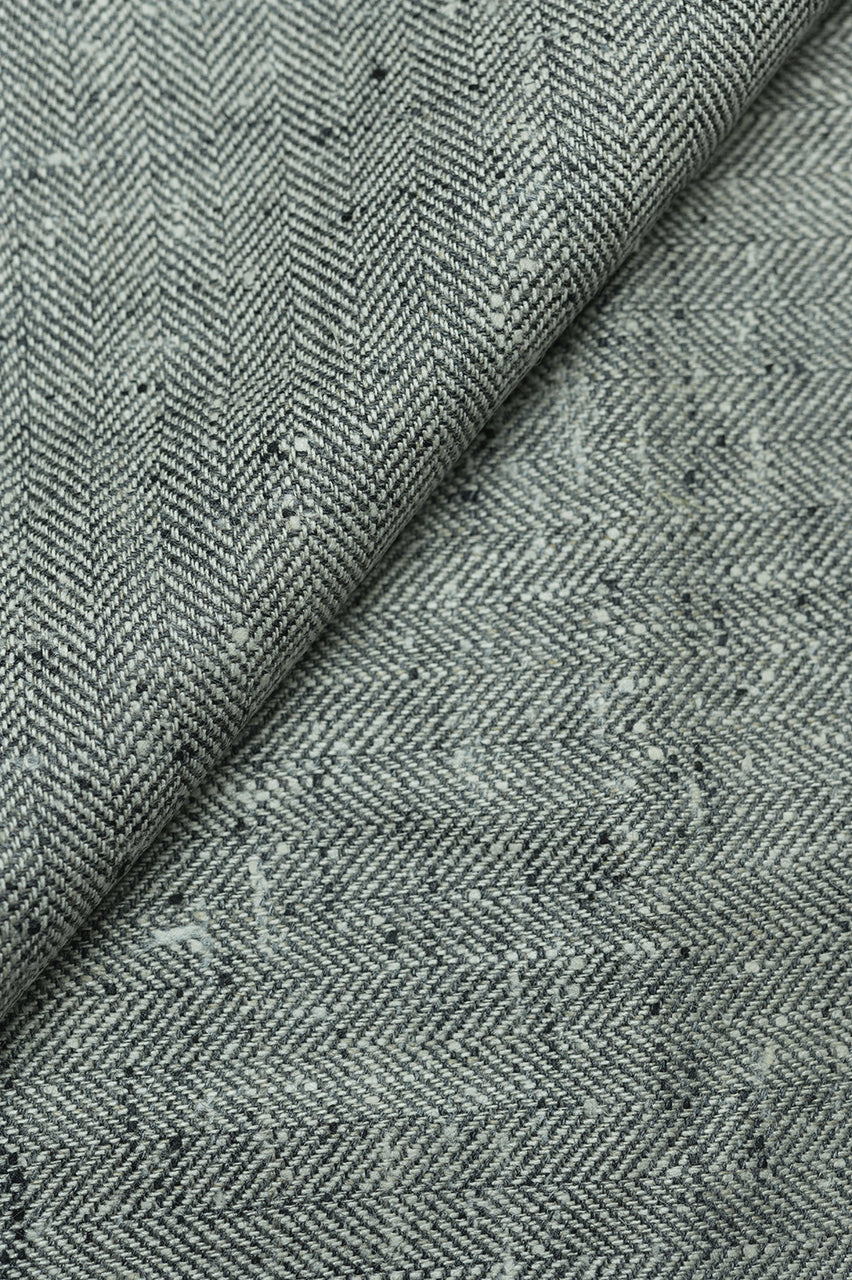 GC50143 E.Thomas Grey Herringbone Jacketing