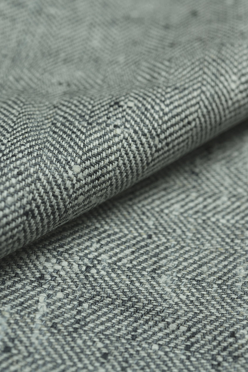 GC50143 E.Thomas Grey Herringbone Jacketing