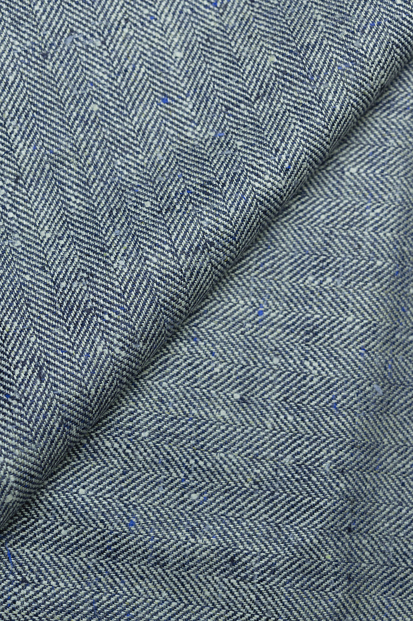 GC50144 E.Thomas Blue Herringbone Jacketing