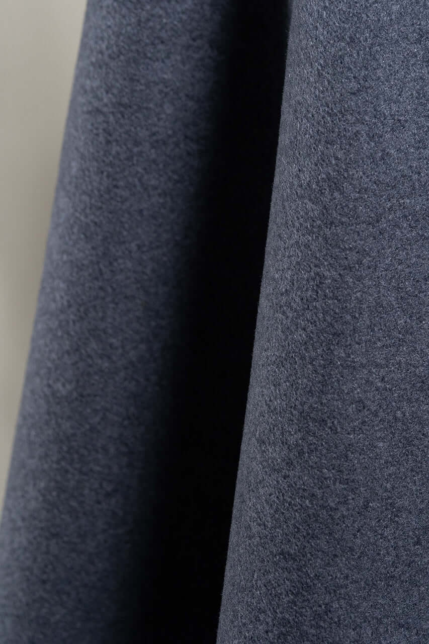 Heavy Weight Wool Fabric in Grey -1.8 Meters - Yoo's Club