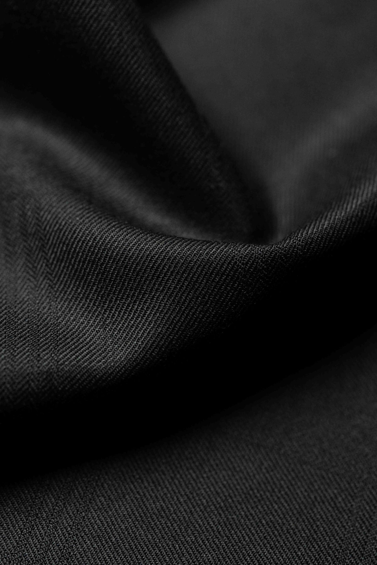 Huddersfield Cloth Black Check Wool Suit Fabric (H1581)-3.8m - Yoo's Club
