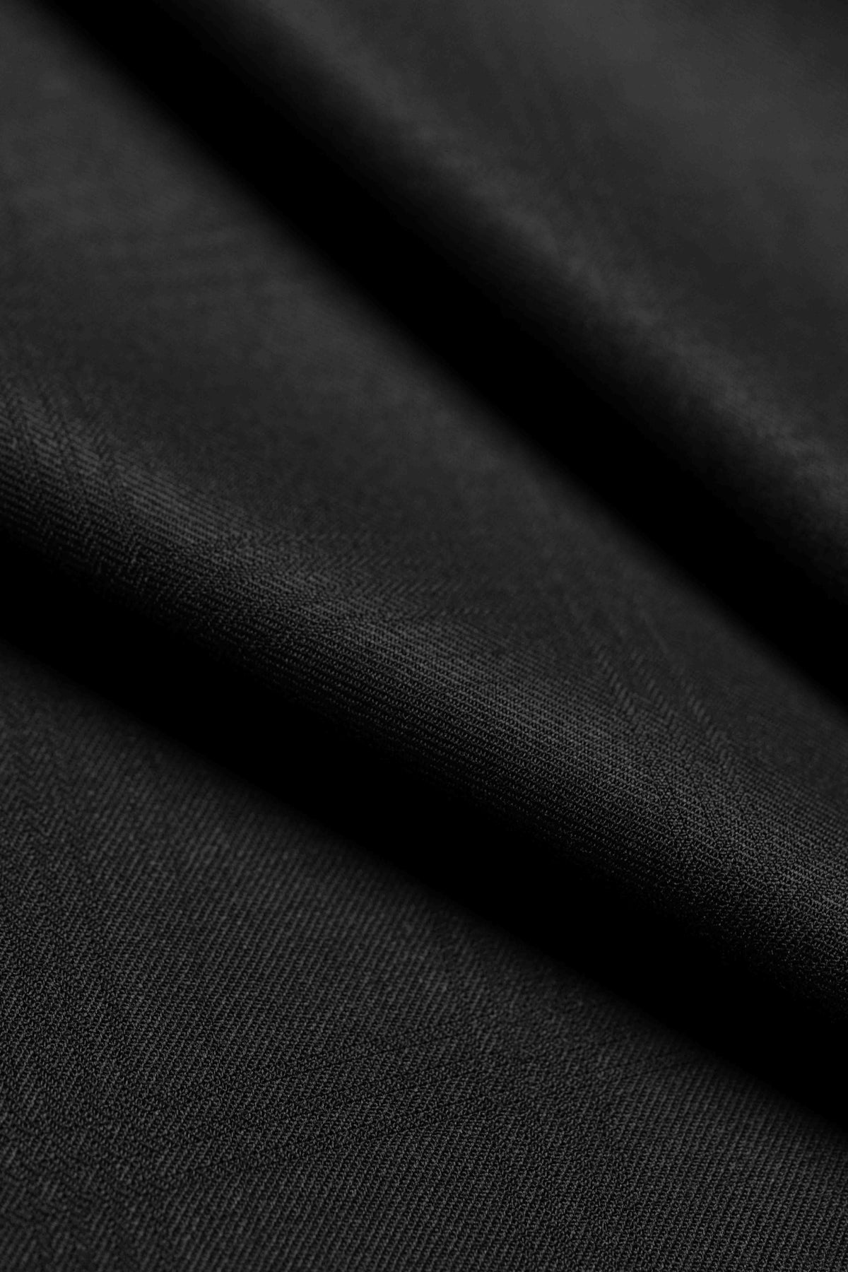 Huddersfield Cloth Black Check Wool Suit Fabric (H1581)-3.8m - Yoo's Club