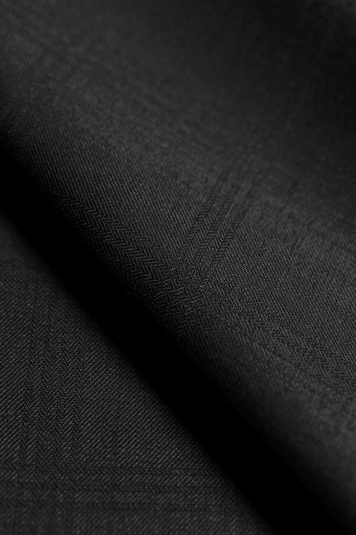 Huddersfield Cloth Black Check Wool Suit Fabric (H1581)-3.8m - Yoo's Club
