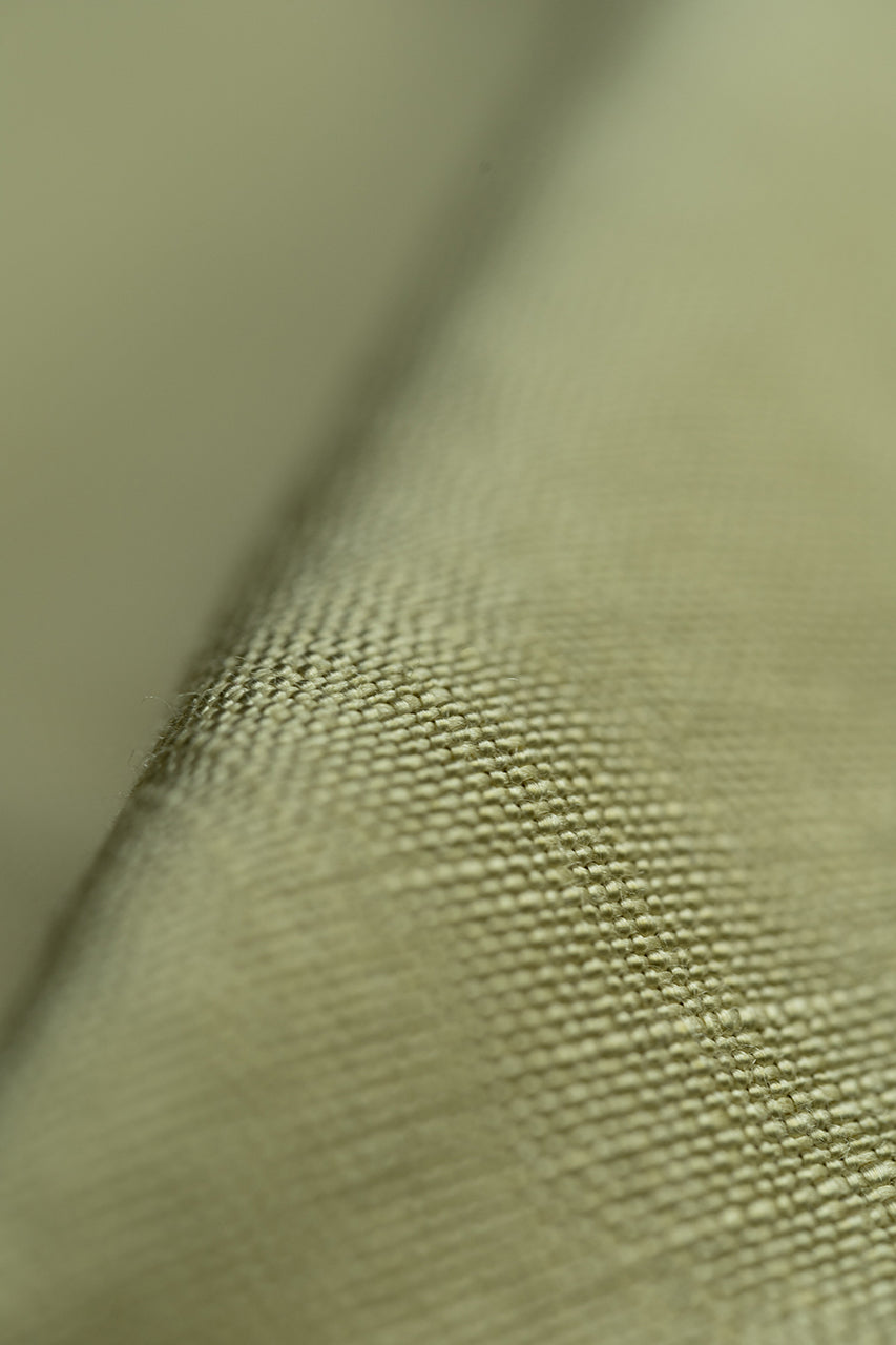 Kintoki Kiji Linen Tencel in Khaki-2.5m - Yoo's Club