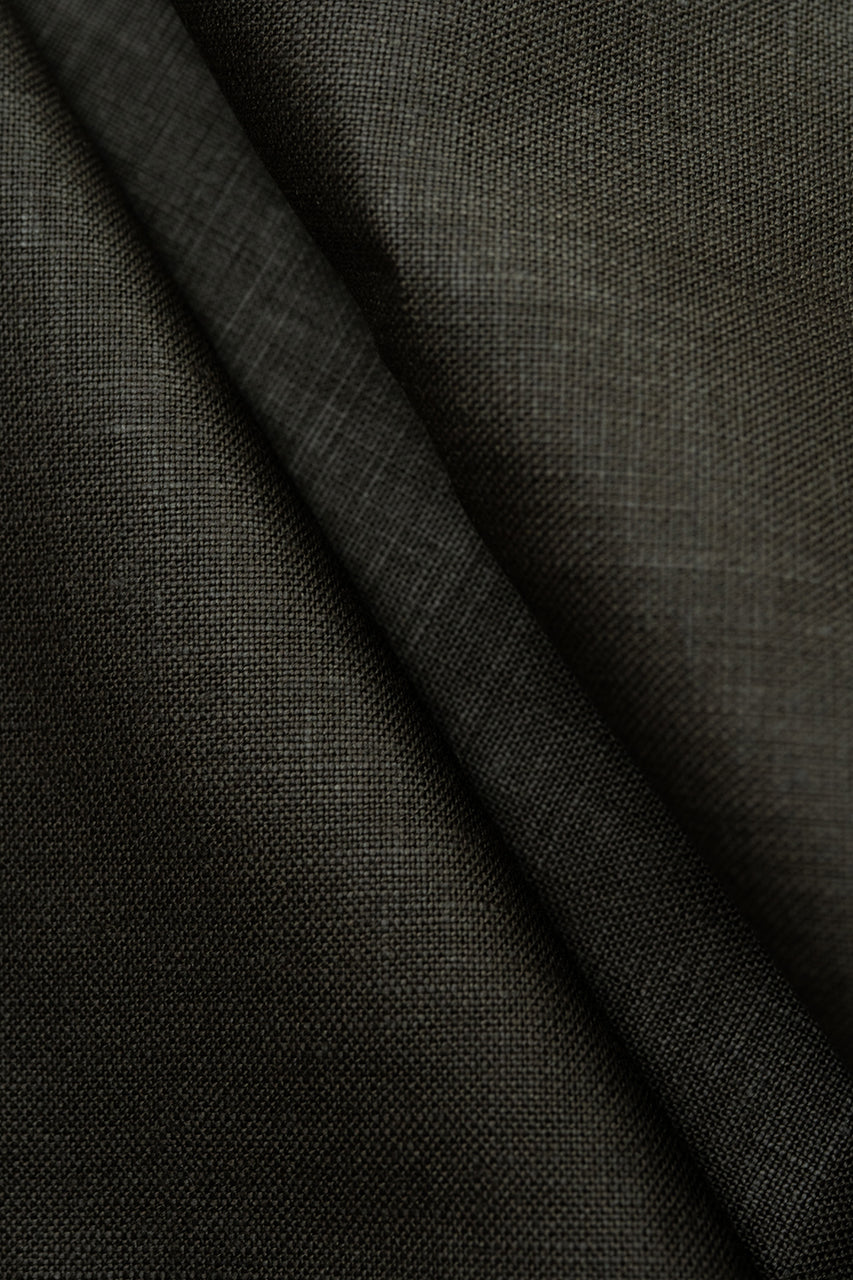 Spence Bryson Coffee Basketweave 380g Linen L3131