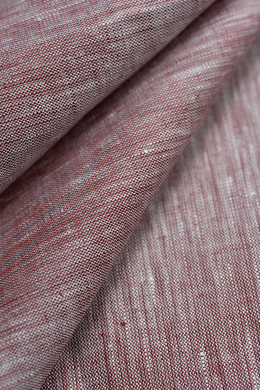 Spence Bryson Red Mélange Linen L4403