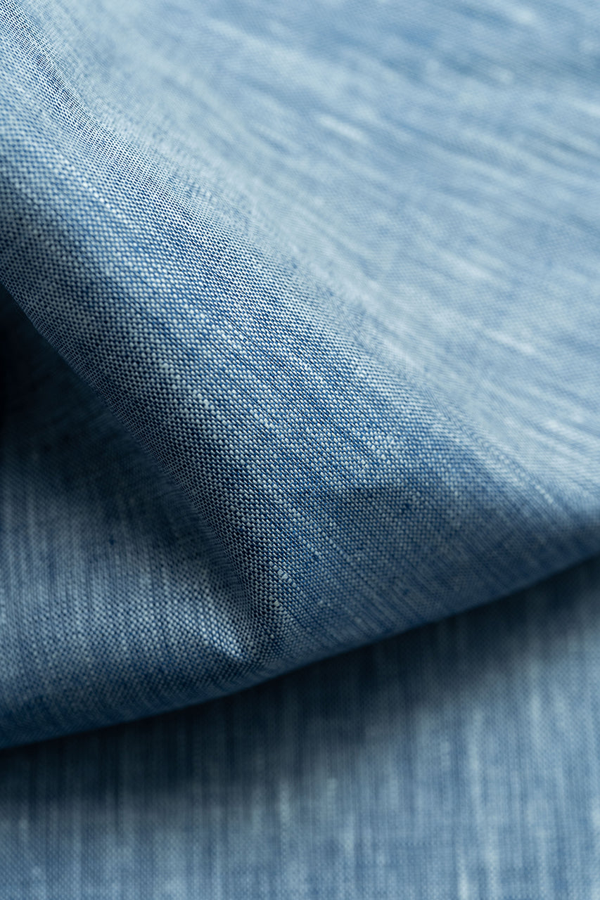 Spence Bryson Blue Mélange Linen L4405