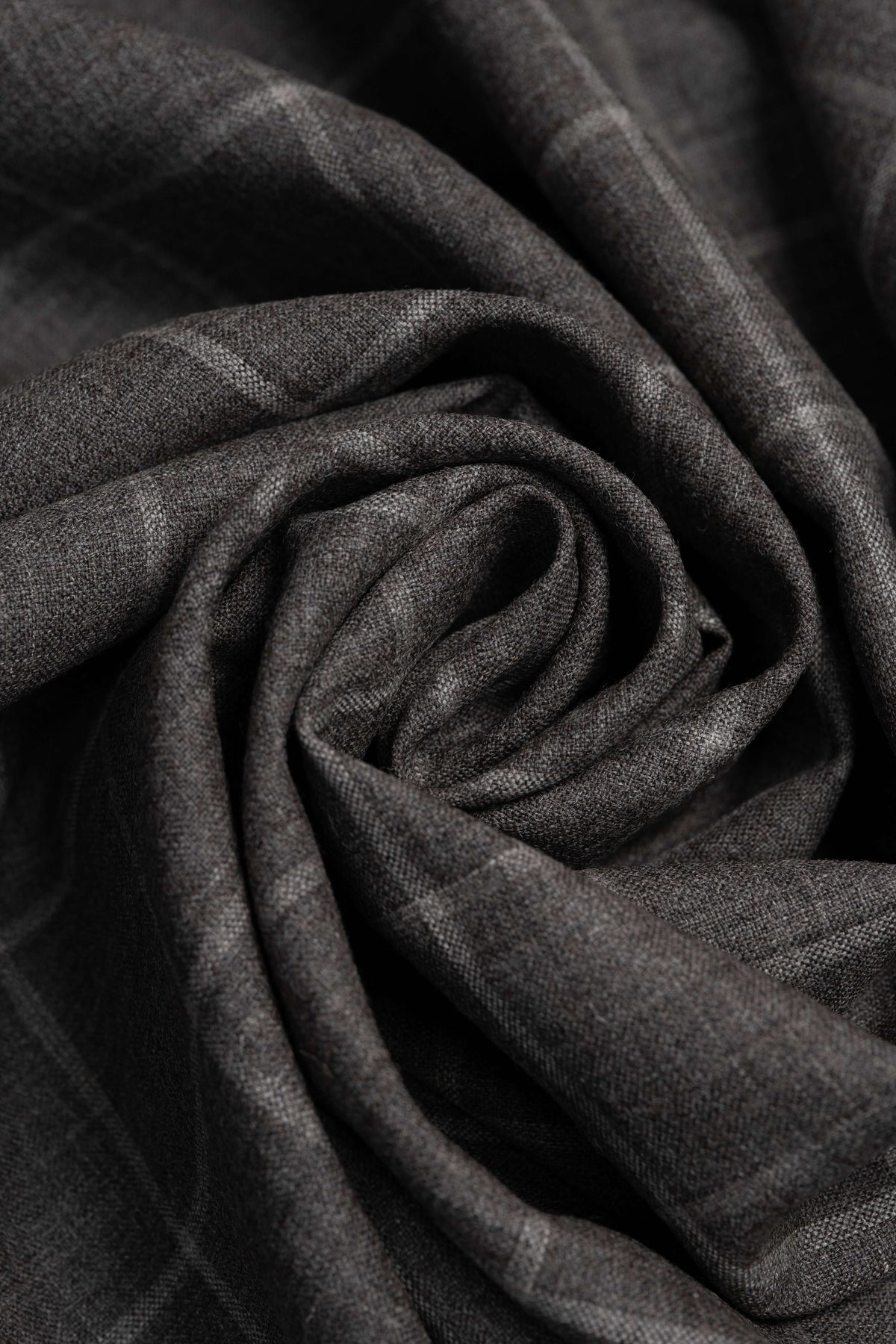 Marling & Evans High Twist Check Wool Suiting Fabric (17491/B2)-2.2m