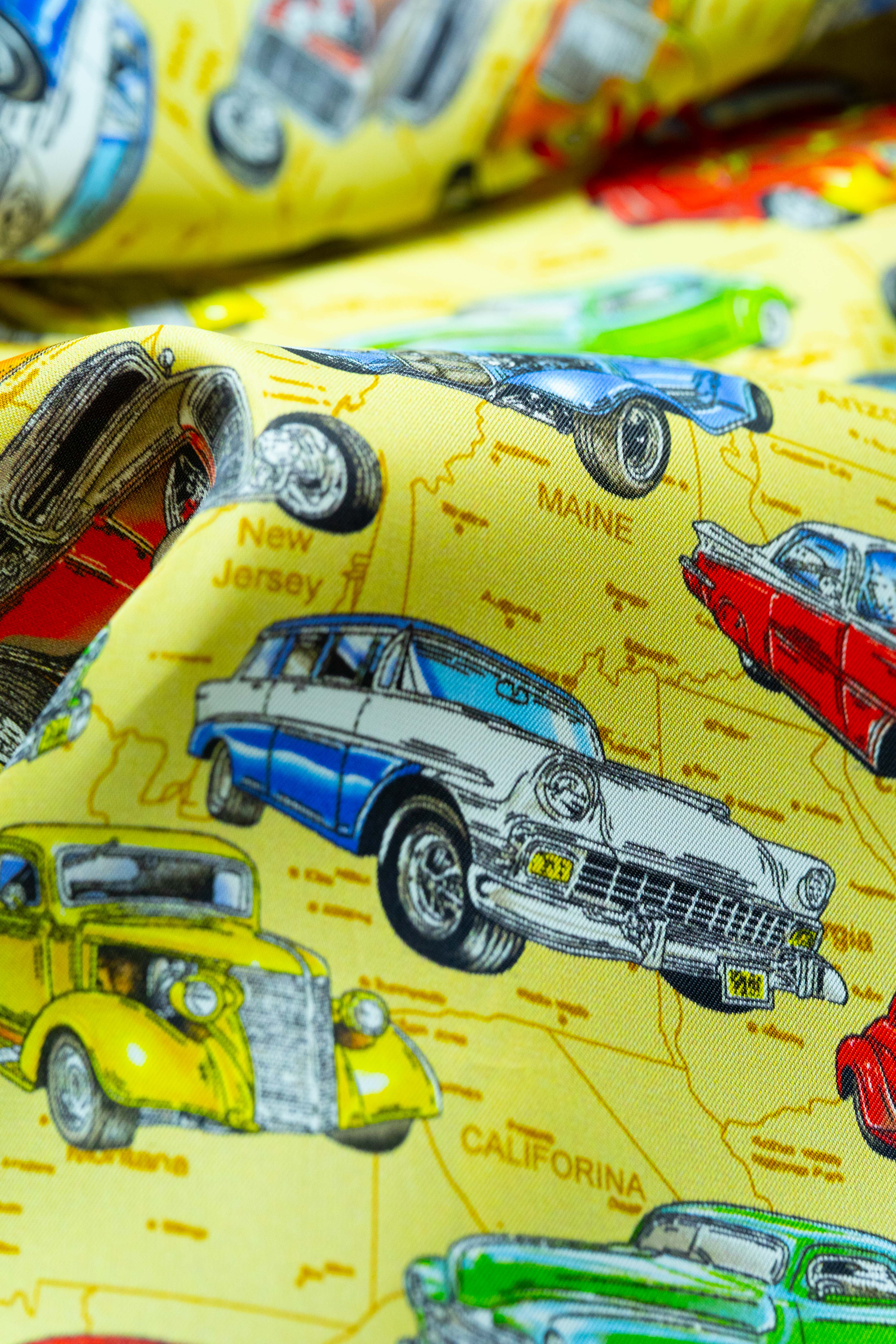 Bemberg Lining - P1514 Retro Car