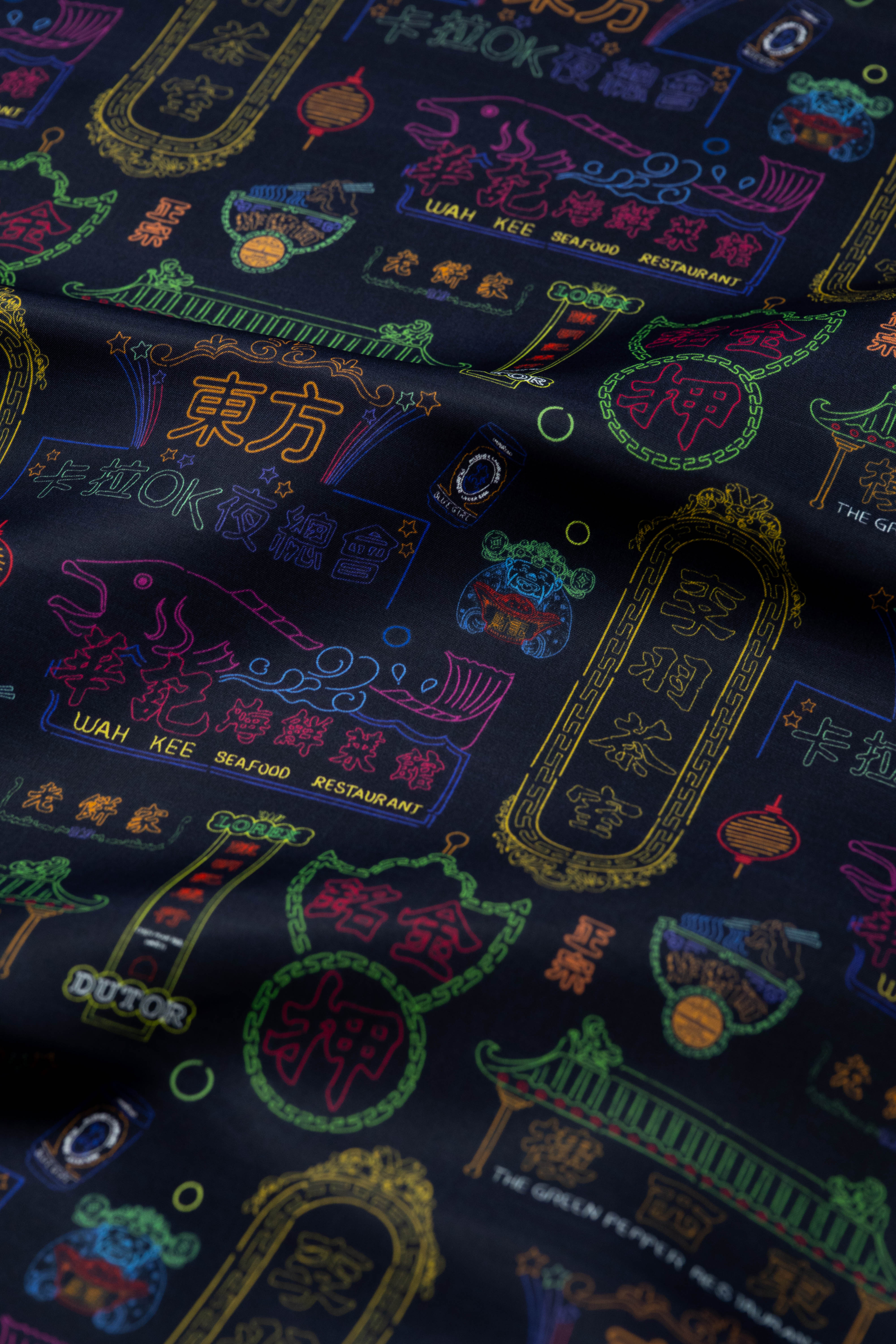Bemberg Lining - P1518 HongKong Neon